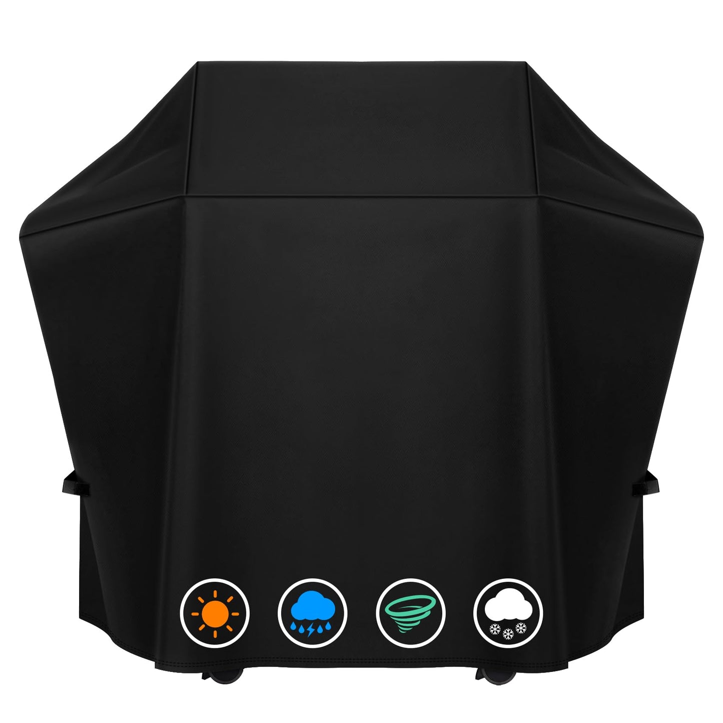 Heavy Duty Grill Cover Fit for Napoleon Rogue 425 Series and 525 Series Grill, All Weather Protection Waterproof Cover Black
