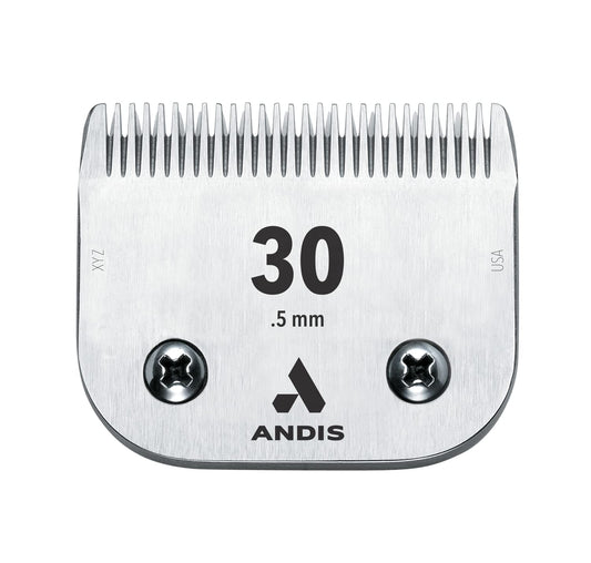 Andis Carbon-Infused Steel UltraEdge Dog Clipper Blade, Size-30, 1/50-Inch Cut Length (64075)