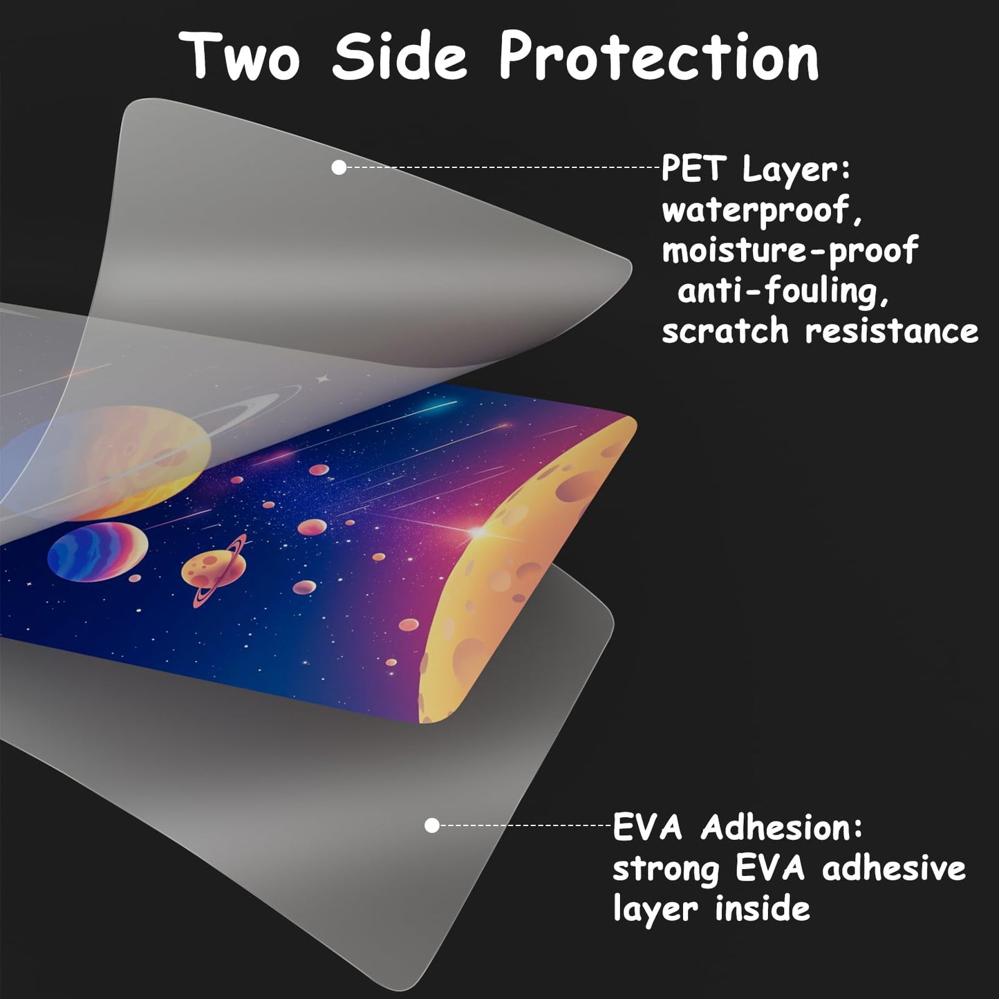 InpourPack 3 Mil Laminating Sheet, Clear Thermal Laminating Pouches Letter Size Plastic Laminator Sheets 9 x 11.5 Inch (3 mil / 500 pcs)