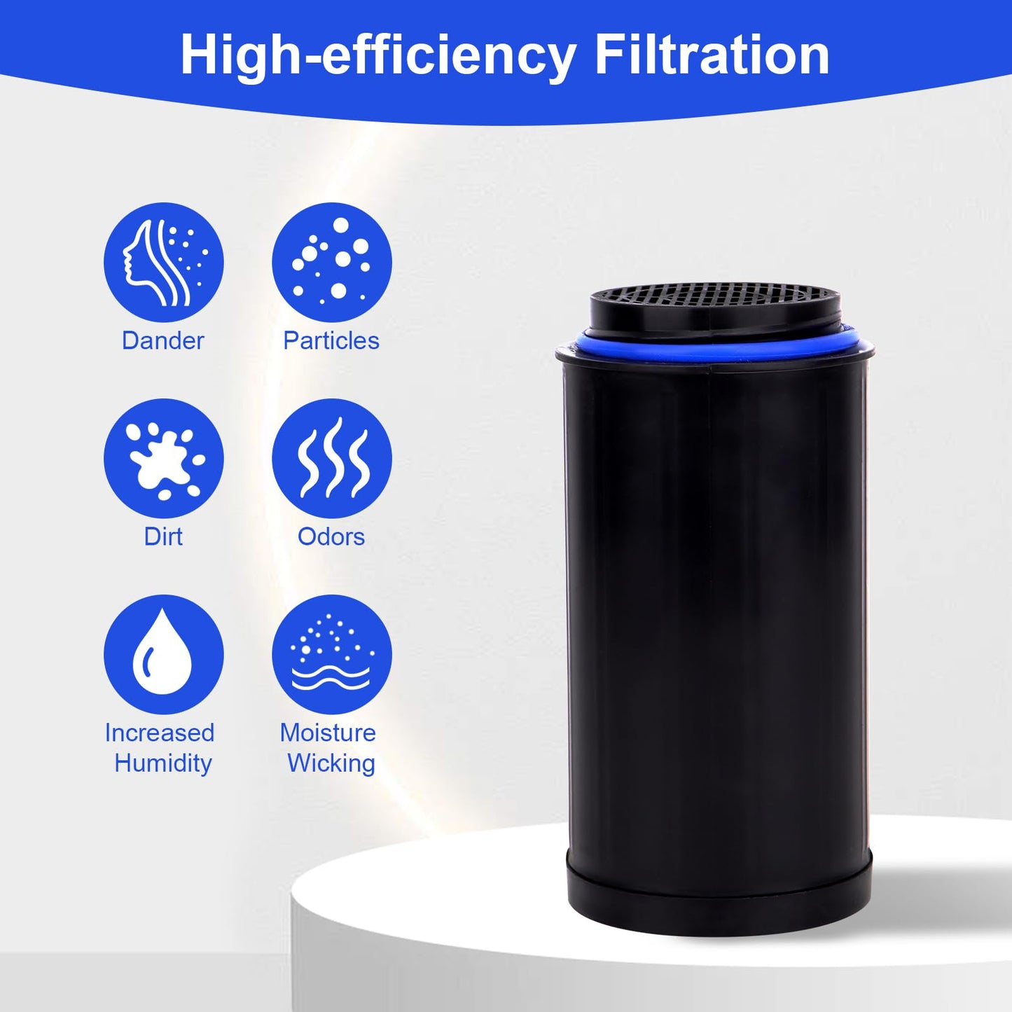 FC-50 Replacement Filters Compatible with Vitamix FoodCycler FC-50 and and FC-30 models - Activated carbon filters, 4 pack