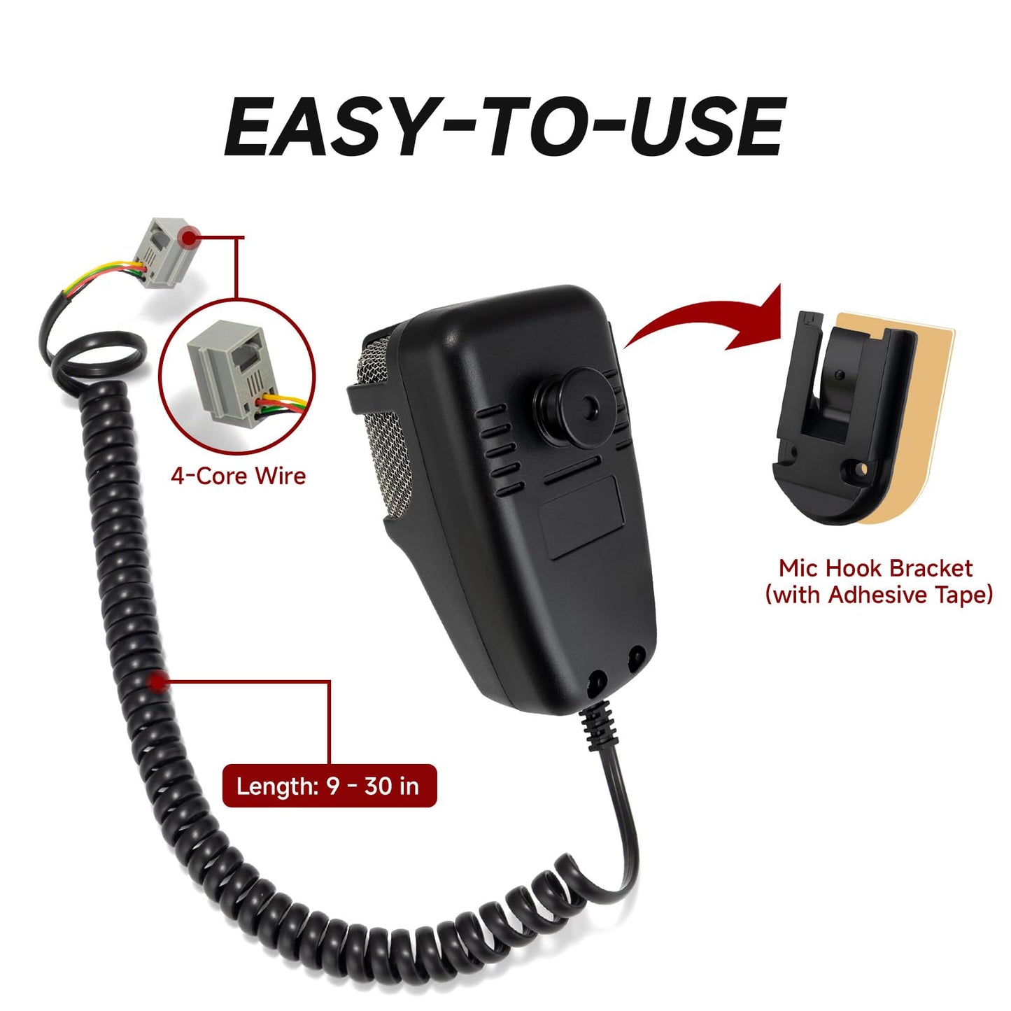 Alarm Horn Siren PA Speaker Mic System,BANHAO 100w 12v 7 Sound Loud Car Alarm Police Horn Police Car Siren Horn Speaker System Emergency Amplifier Alarm Kit Horn for 12V Truck Lorry Boat Car
