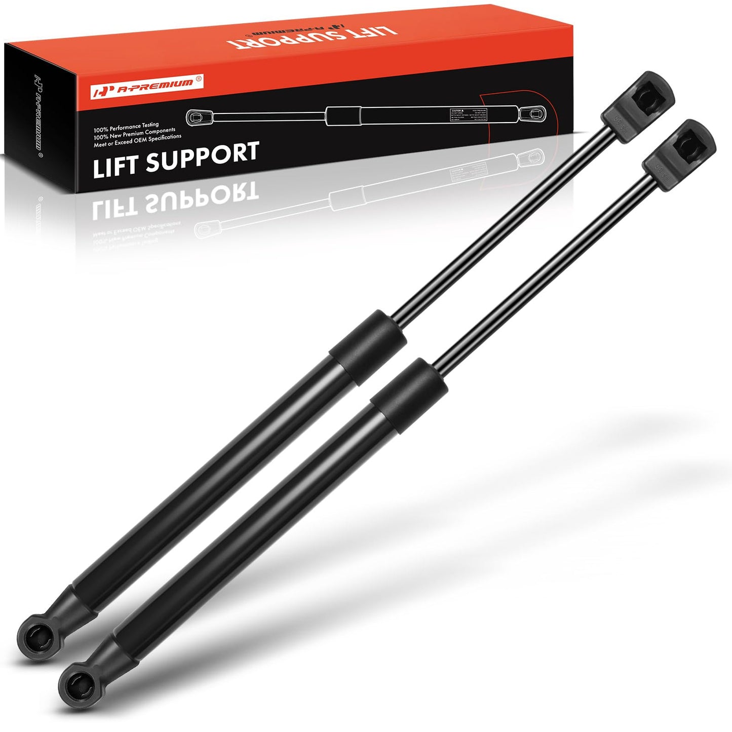 A-Premium Rear Window Glass Lift Supports Shock Struts Compatible with Select Toyota Models - Highlander 2008-2013 Sport Utility Not for Rear Tailgate - Replace# 68940OE020 (2PC Set)