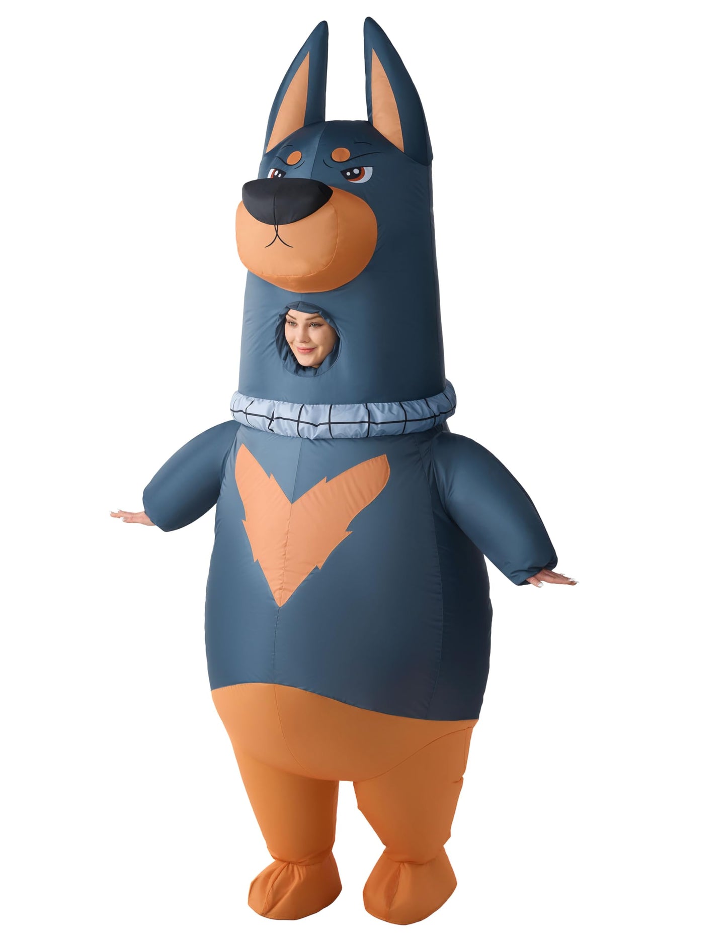 Spooktacular Creations Halloween Inflatable Costume, Full Body Dog Blow Up Outfit, Inflatable Suit for Themed Cosplay Parties