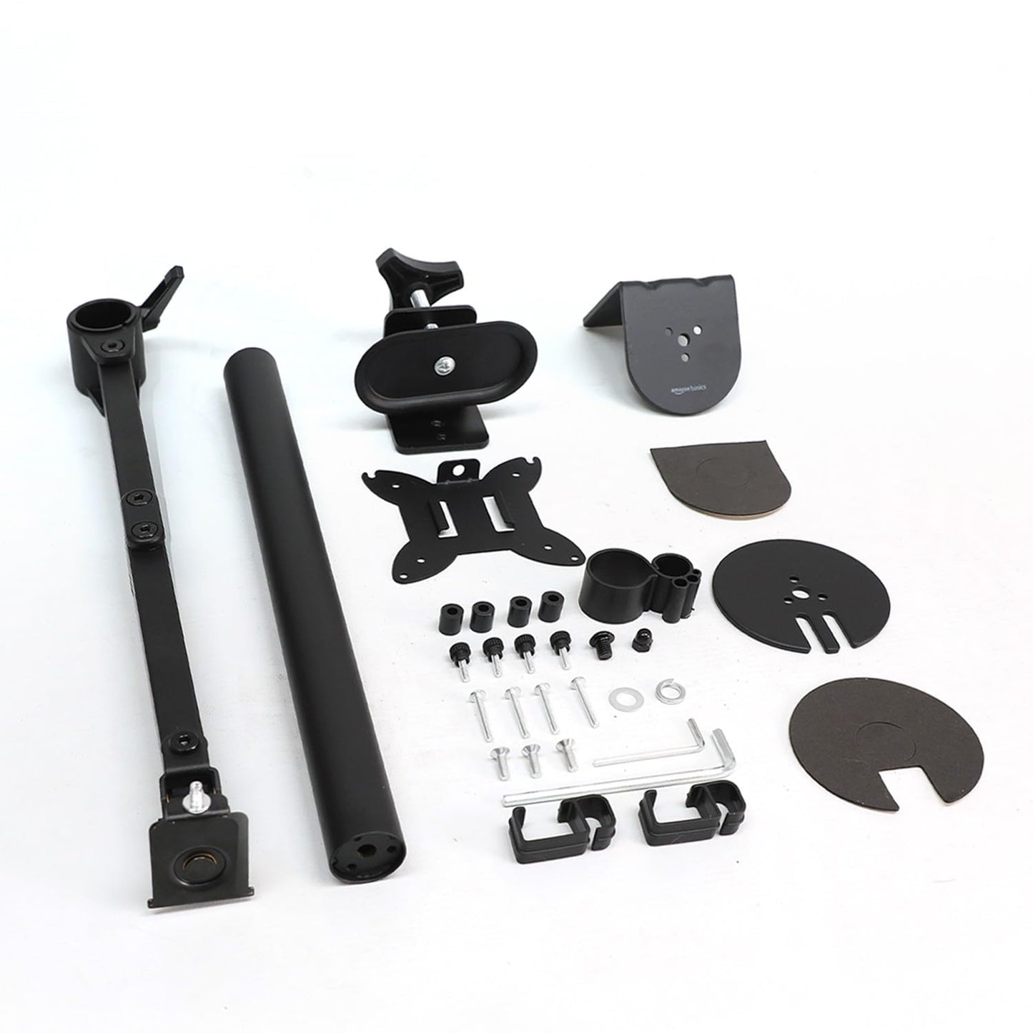 Amazon Basics Adjustable Single Computer Monitor Arm Mount, Holds up to 32" Monitors