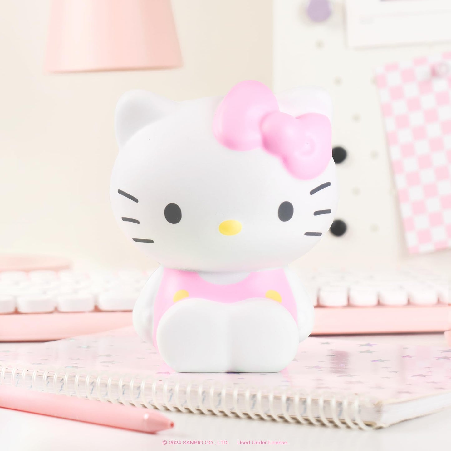 Hamee SquiSHU Buddy Hello Kitty and Friends Hello Kitty, Cute Birthday Gift, Official Merchandise, Toys for Kids & Adult, Model Squishy for Collectors