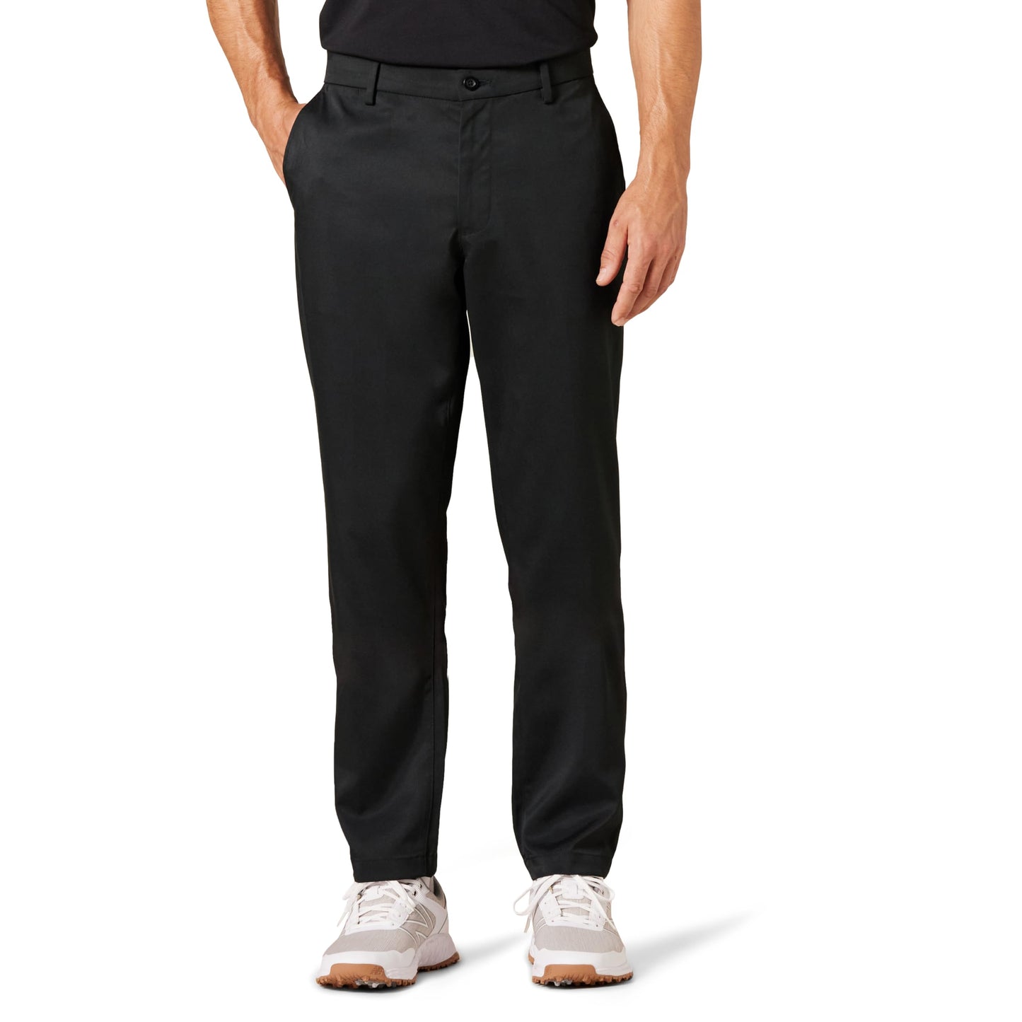 Amazon Essentials Men's Athletic-Fit Stretch Golf Pant, Black, 44W x 30L
