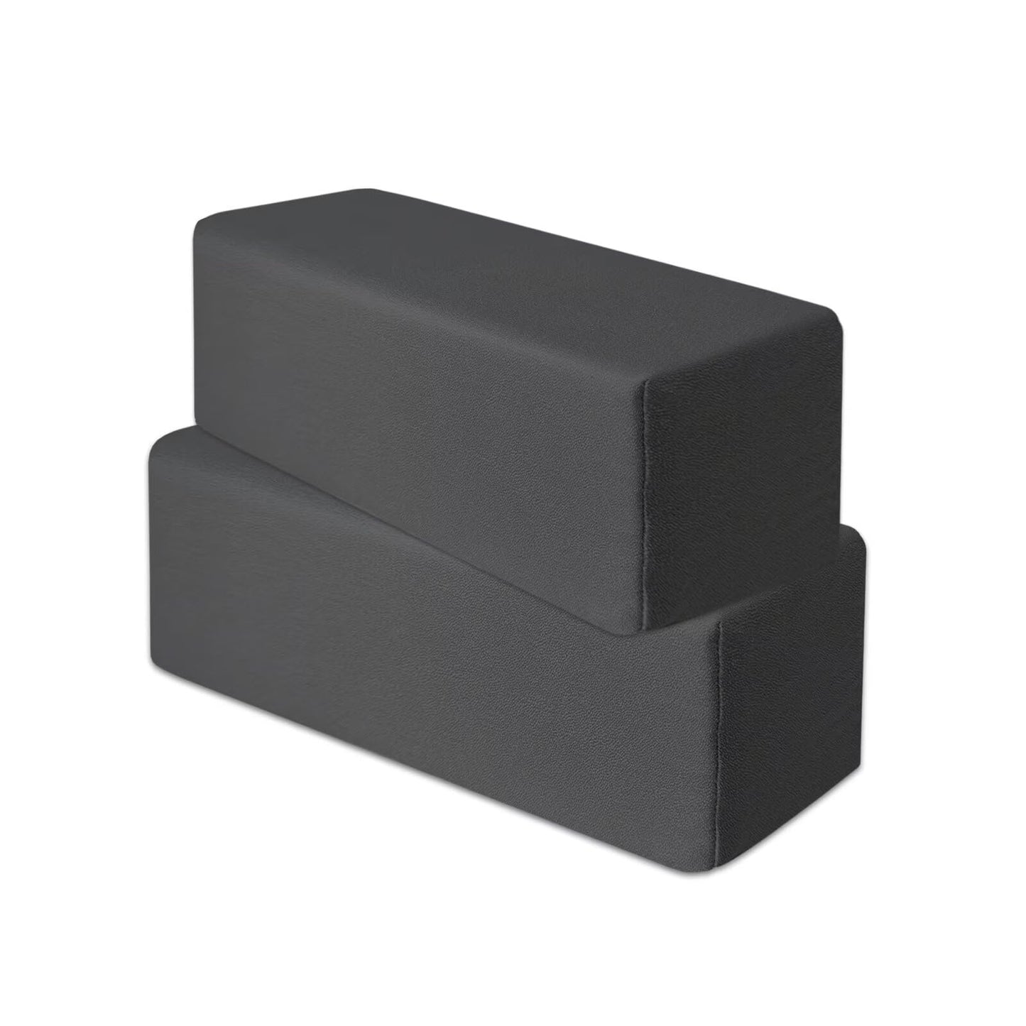 2 Pack Couch Arm Rest Pillow, Leatharie Waterproof Cover, High Density Foam Armrest Cushion, Headboard Cushion Elbow Support for Sofa Bed and Armchair,Dark Gray,8x8x20in