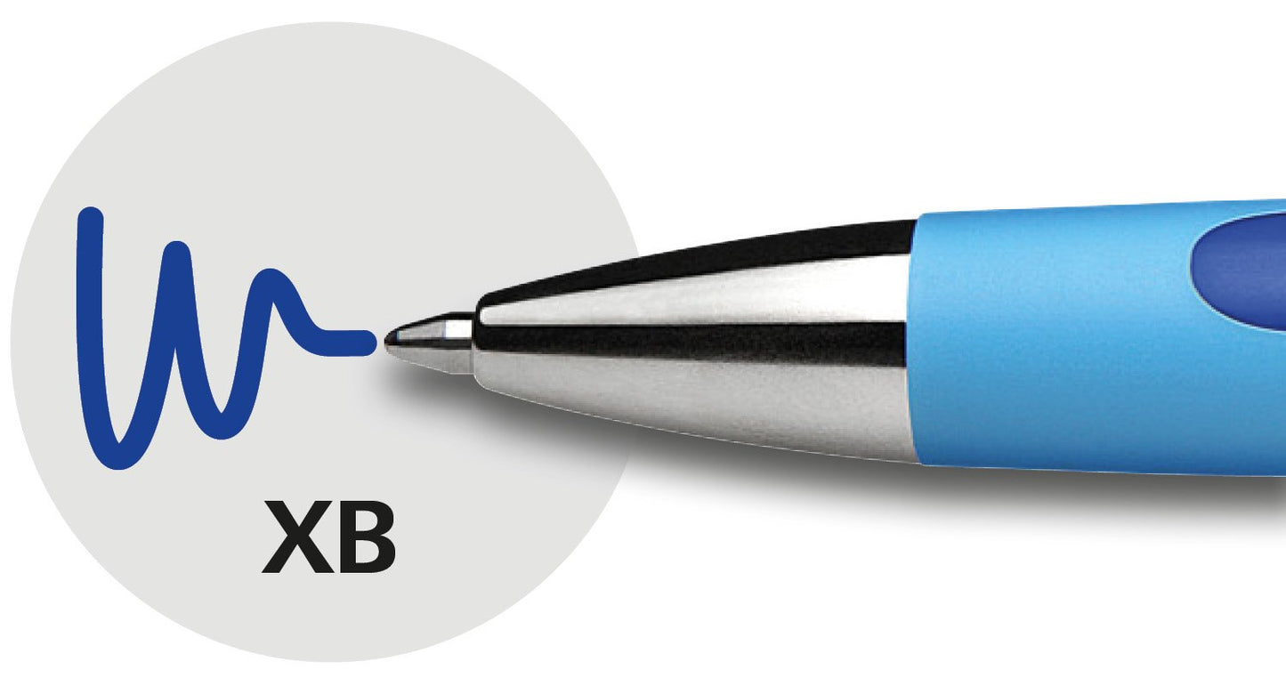 Schneider Pen, Slider RAVE XB (Extra Broad), Pack of 5, Blue (132503)