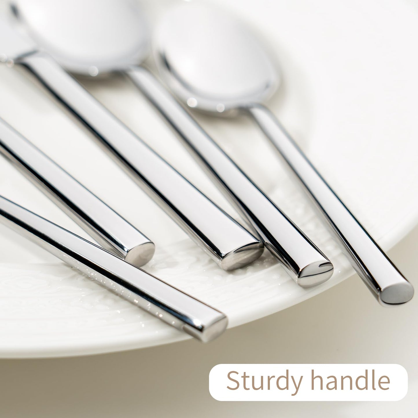 Alata Potter 20-Piece Forged Silverware Set Stainless Steel Flatware Set,Service for 4,Include Fork Spoon Knife,Mirror Polished Cutlery Set,Utensil Sets for Home Restaurant Wedding,Dishwasher Safe