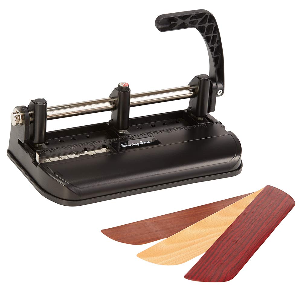 Swingline Lever Handle Heavy Duty 7 Punch Head Capacity Paper Punch, 32-Sheet Capacity (5050574350)