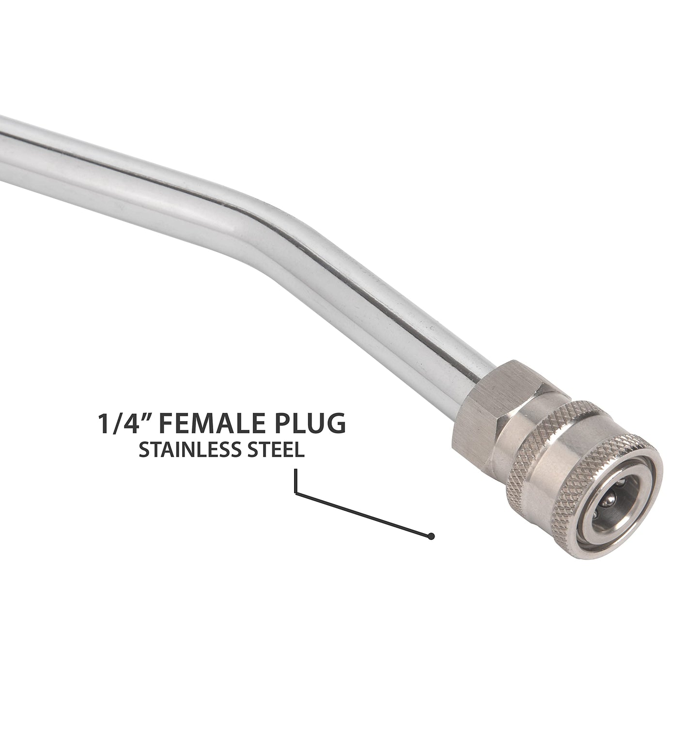 McKillans® Car Pressure Washer Extension Wand - Power Washer Wand Extension for Car Wash - Short Pressure Washer Wand Replacement - Pressure Washer Accessories & Attachments - 1/4” Quick Connect Plug
