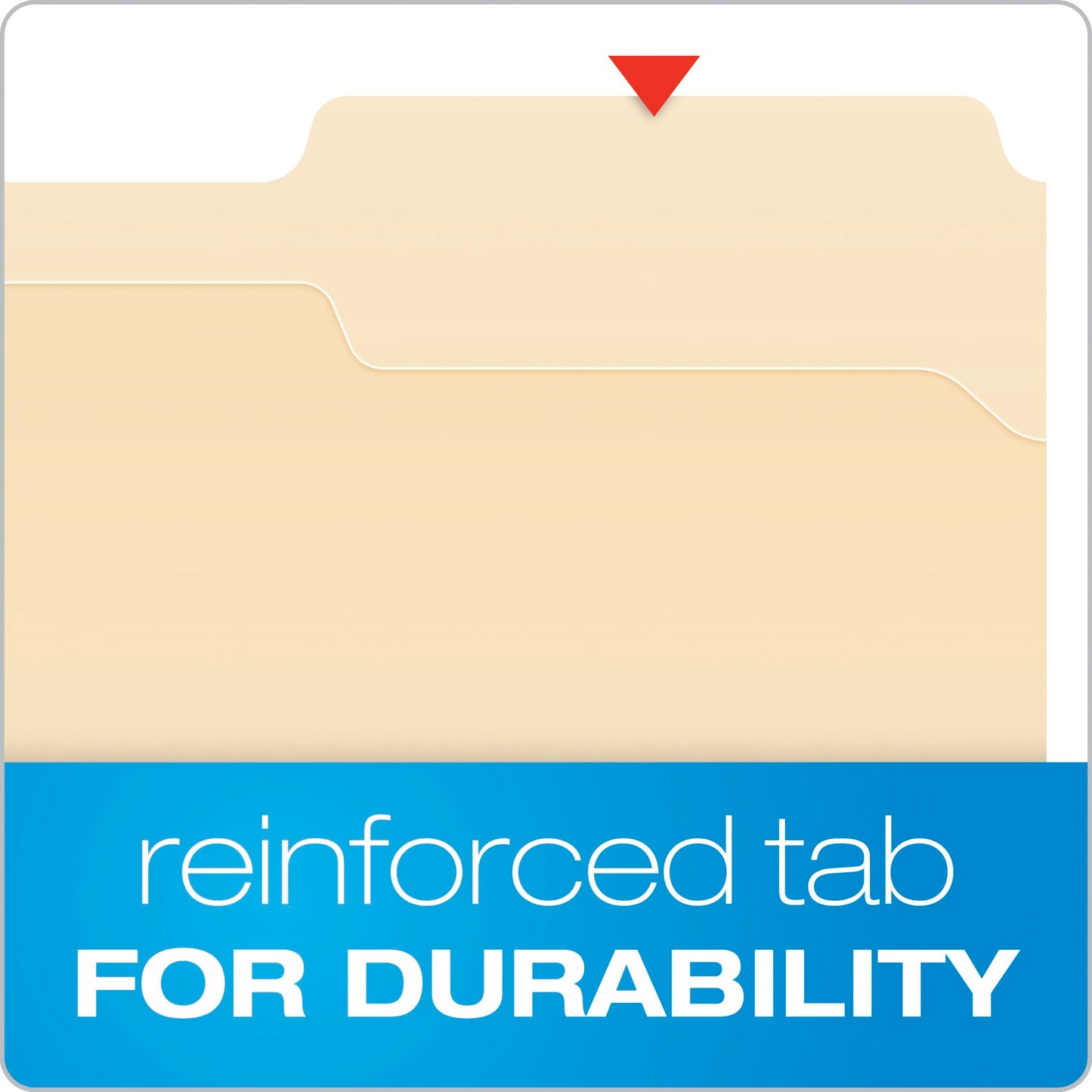 Pendaflex MLA 2-Fastener Classification Folders with 1/3-Cut Tabs 50 Pack (FM213)