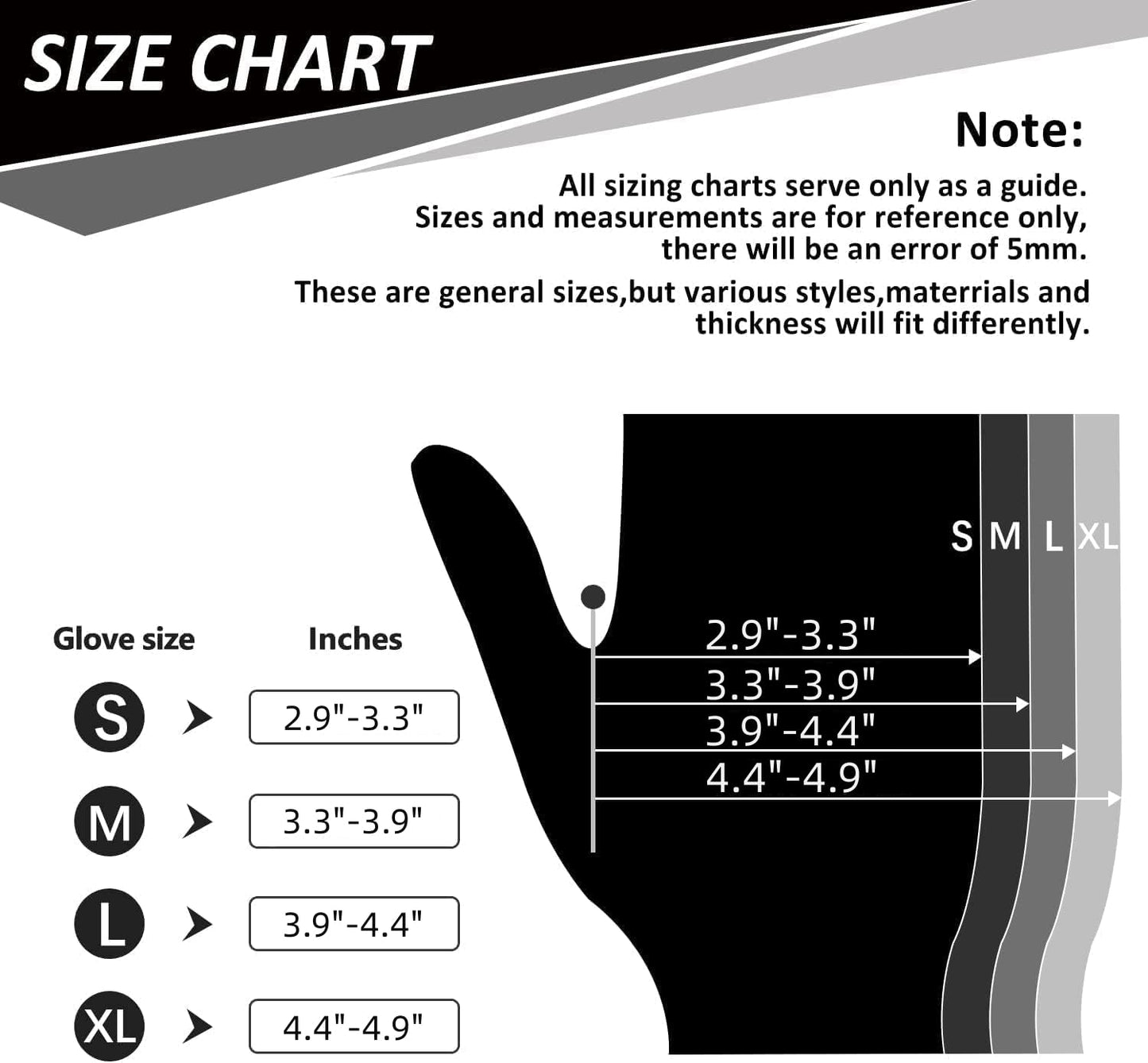 PROMEDIX P Nitrile Gloves 100Pcs 400Pcs,Gloves Disposable Latex Free,Disposable Gloves for Househode,Food safe