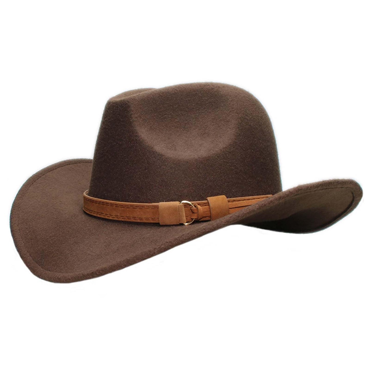 HiXceHiCeng Toddler Boys Cowboy Hat, Baby Infant Cowboy Hats, Toddler Cowgirl Hat for Girls, Kids Western Cowboy Hat Coffee 1-3