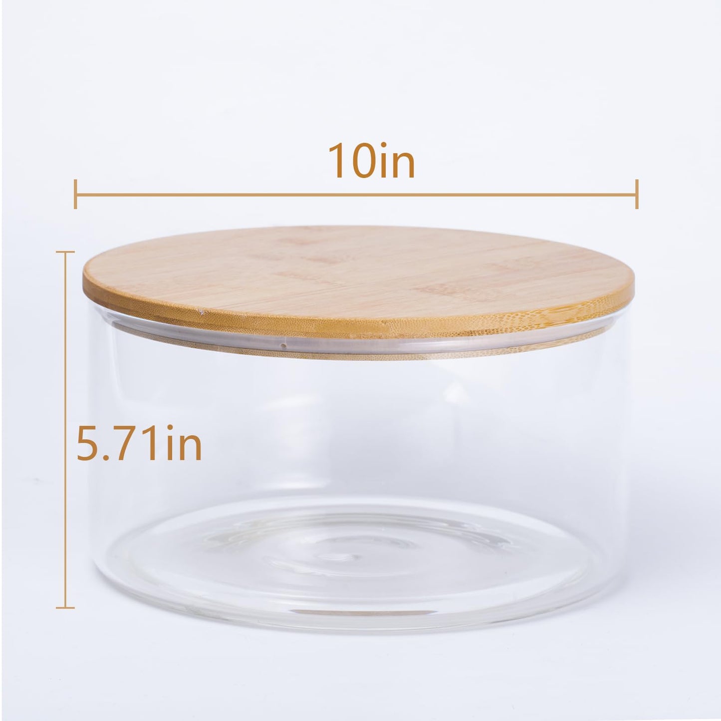 Opexscal 190oz Extra Large Glass Trifle Bowl with Lid, Modern Design Clear Glass Round Dessert Centerpiece Serving Bowl for Laying Ice Cream Cakes, Salad, Fruit, Microwave & Dishwasher Safe