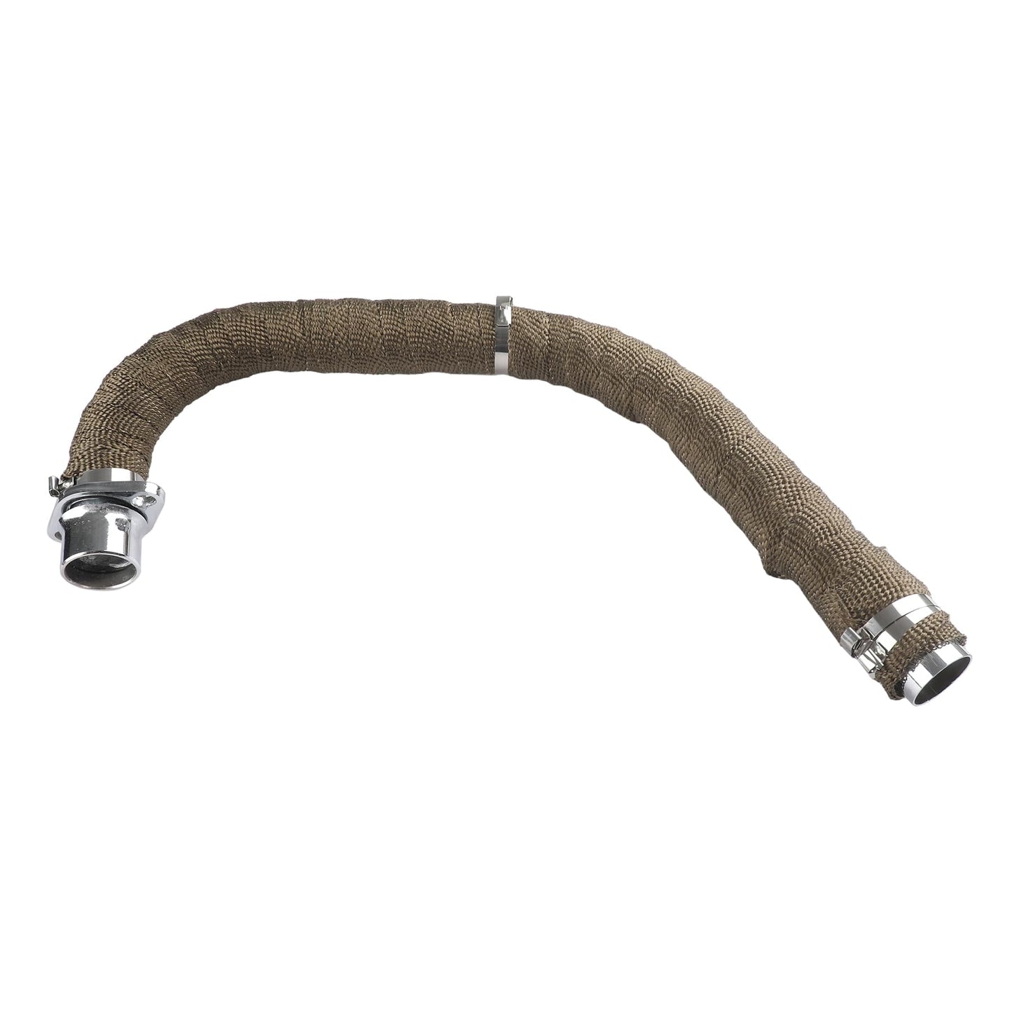 ARTR 2" x 50' Titanium Exhaust Header Heat Wrap 2 Rolls with 20PCS 11.8 Inch Stainless Steel Locking Ties