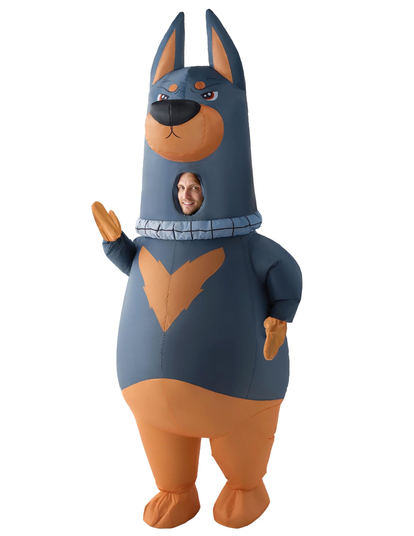 Spooktacular Creations Halloween Inflatable Costume, Full Body Dog Blow Up Outfit, Inflatable Suit for Themed Cosplay Parties