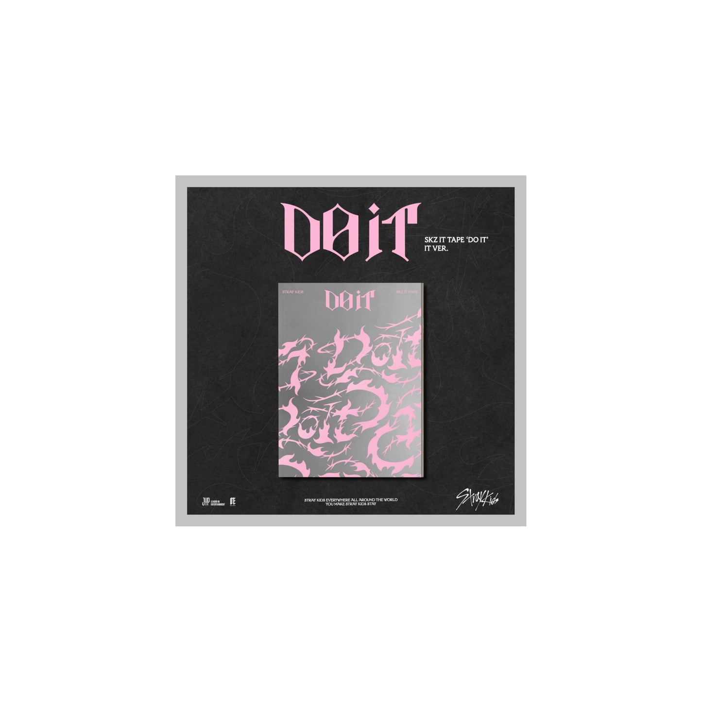 Stray Kids DO IT SKZ IT TAPE Album IT Version CD+PhotoBook+PhotoBoard+PhotoCard+Lenticular Card+DIY Mini PhotoBook+Poster on Pack+Folded Lyric Paper+Tracking Sealed SKZ