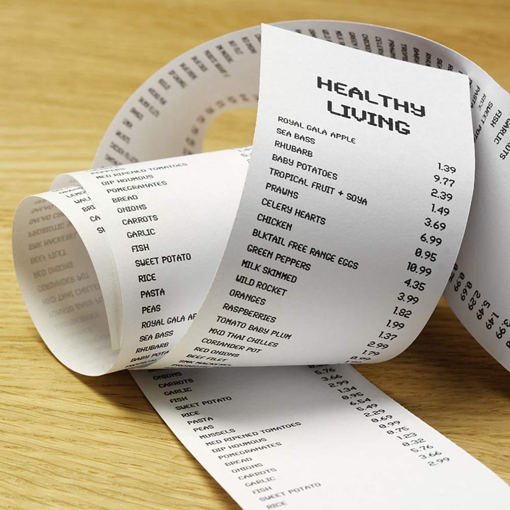 2 1/4 Thermal Paper 50 Rolls for Credit Card Machine POS Register Receipt Paper Roll (2 1/4" x 50')