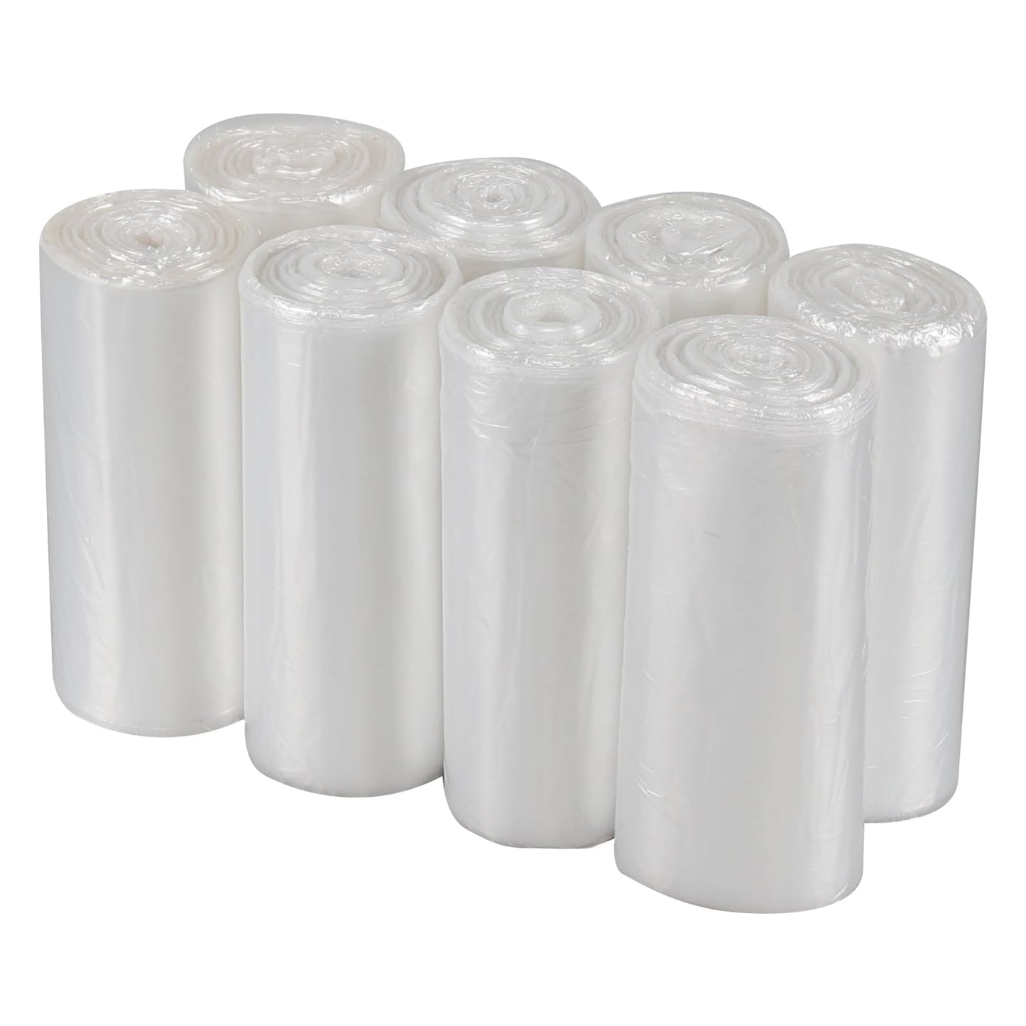 Ortodayes 13 Gallon Clear Garbage Bags, Large Kitchen Garbage Bags, 200 Count/8 Rolls
