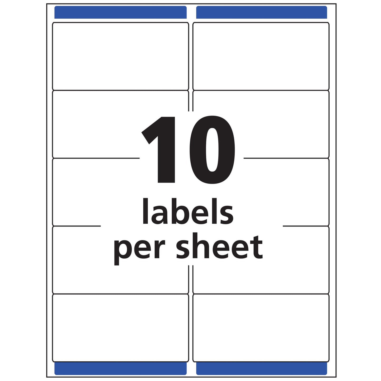 Matte Clear Easy Peel Shipping Labels with Sure Feed,