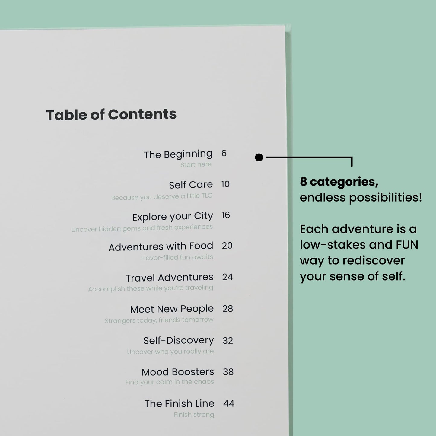 Solo Edition – 30 Scratch-Off Self-Discovery Adventures | Self-Care & Mindfulness Book for Adults | Personal Growth, Gratitude Journal, & Breakup Recovery Gift