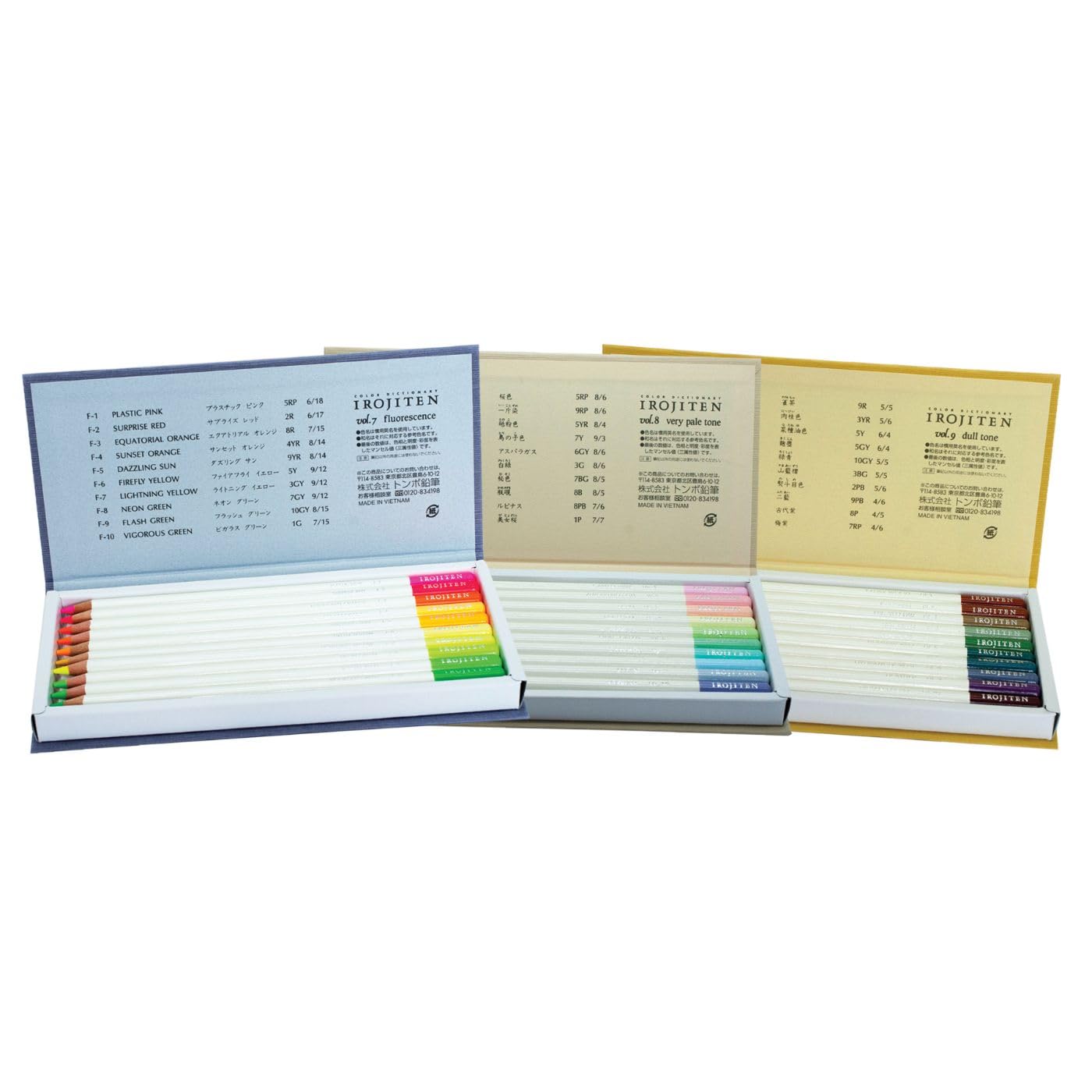 Tombow Irojiten Color Dictionary Colored Pencils, Seascape Collection, 30 Pencil Set (51527)
