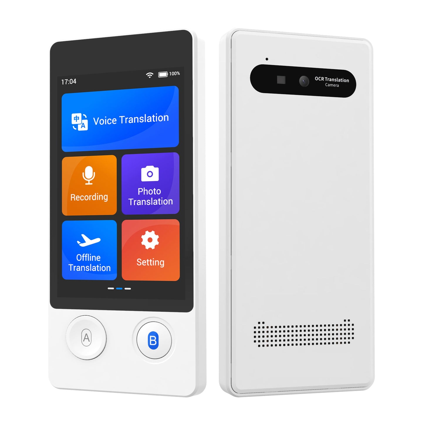 ANFIER AI Language Translator Device2025 Instant Translation in Real Time in 144 Languages Online| Offline| AI| Voice| Photo Translation for Business,Travel & Language Learning W12W