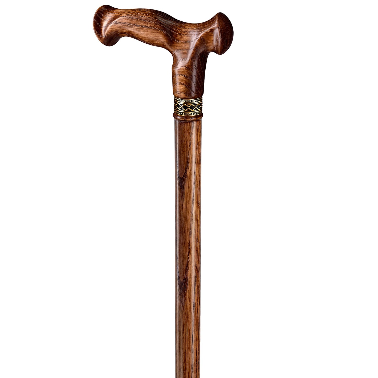 Asterom Walking Cane - Handcrafted, Ergonomic, Wooden - Canes for Men & Women, Cool Walking Sticks for Seniors (Caramel, 36 Inches)