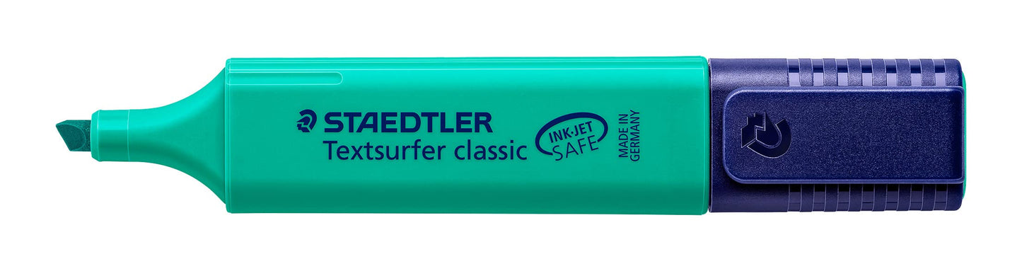 STAEDTLER 364-35 Textsurfer Classic Highlighter - Turquoise (Box of 10)