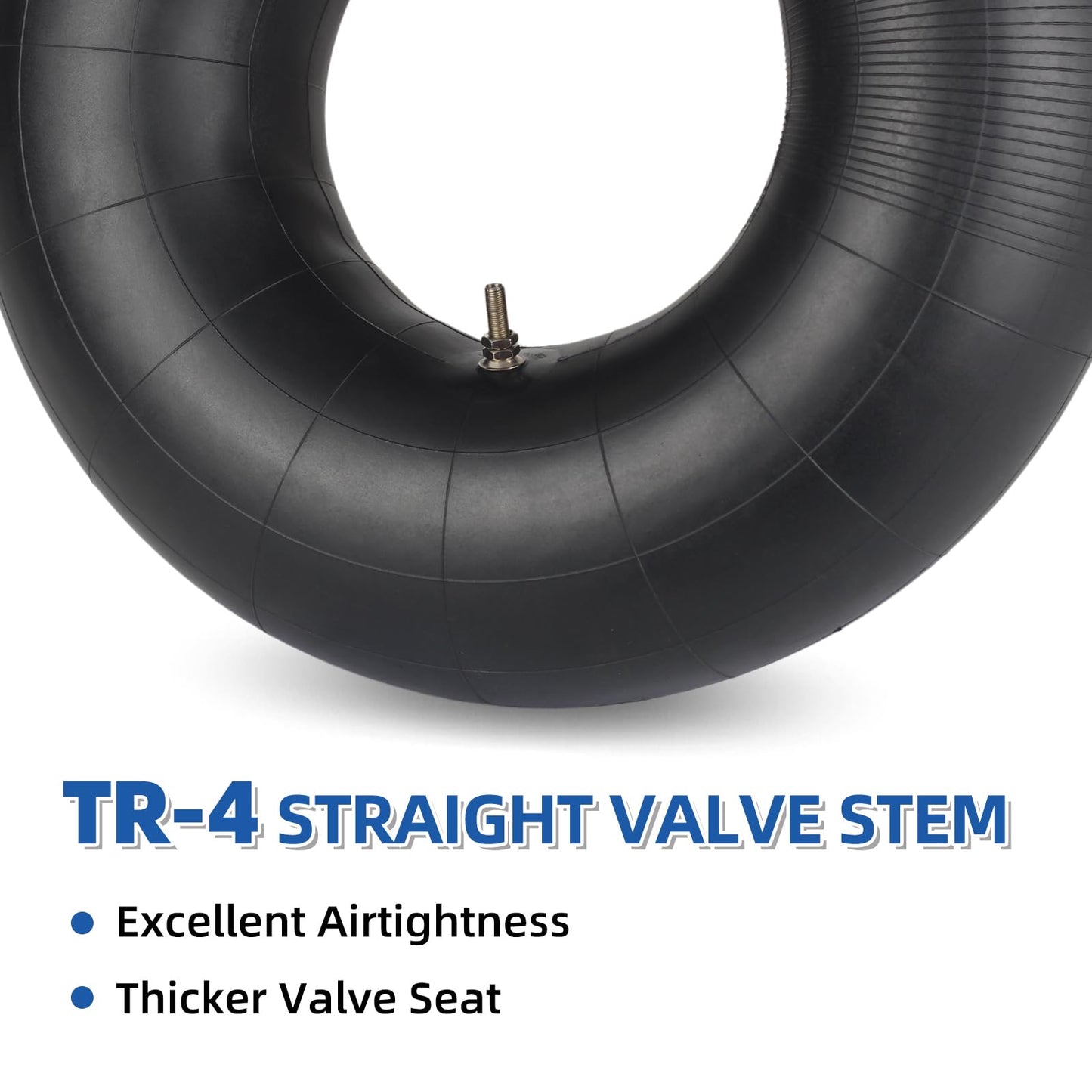 GICOOL 20x8.00-8 20x10.00-8 Inner Tubes, 2 Pack with TR4 Valve Stem, Heavy-Duty Replacement Tubes for Lawn Mowers, Tractors, Riding Mowers, Golf Carts, Scooters, Go Karts, Wagons, Garden Trailers