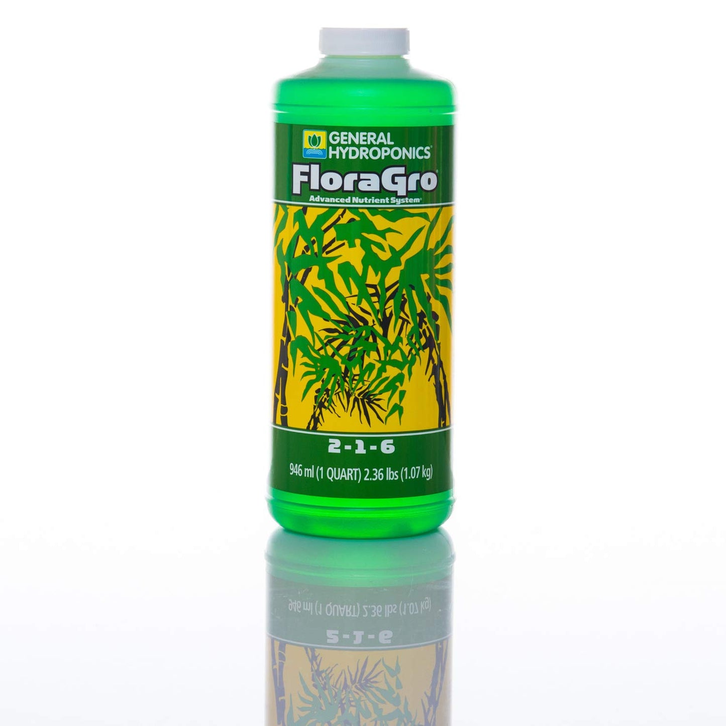 General Hydroponics Flora Grow, Bloom, Micro Combo Fertilizer, 1 Quart Each