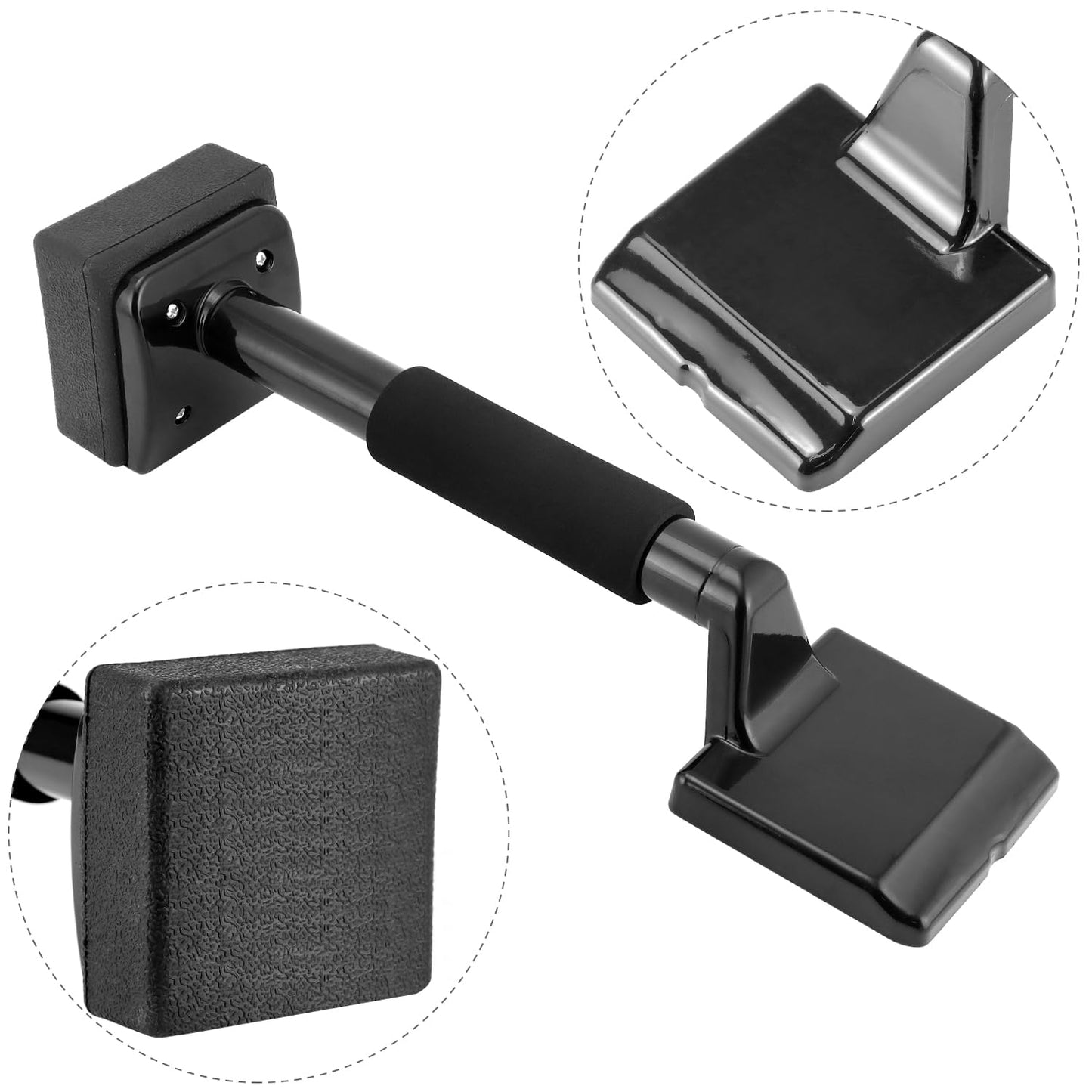 QWORK Economy Carpet Knee Kicker, Non-Adjustable Carpet Stretcher Knee Kicker, Wide Steel Head for Maximum Grip On Carpet