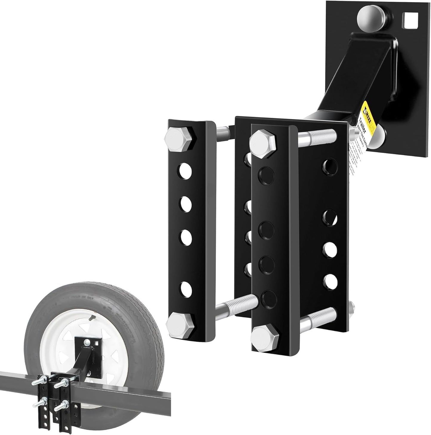 MAXXHAUL 50214 Spare Tire Carrier for Utility Trailer Tires