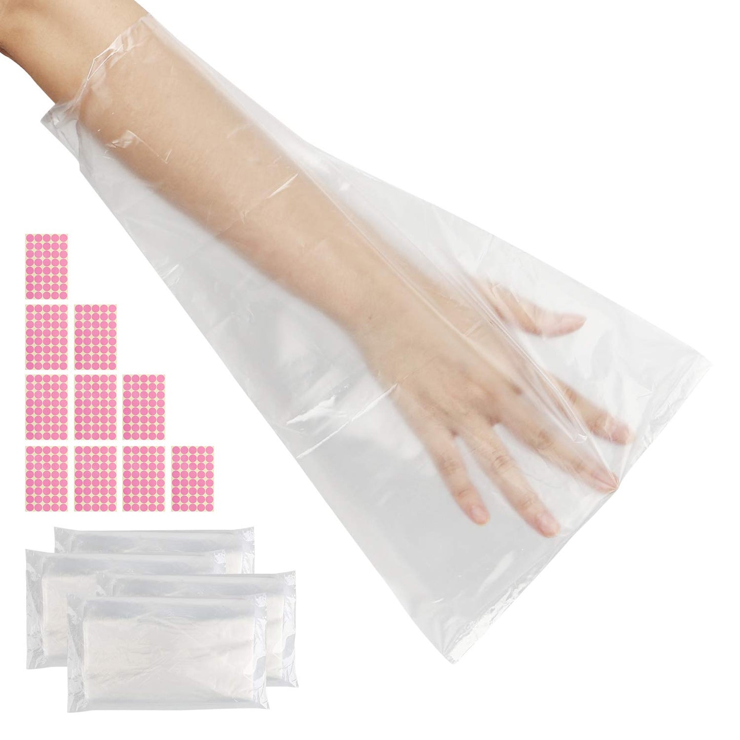 400 Counts Paraffin Wax Bags for Hands and Feet, Segbeauty Plastic Paraffin Wax Liners, thera-py Wax Refill Socks and Gloves Paraffin Bath Mitts Covers for Wax treat-ment Paraffin Wax Machine