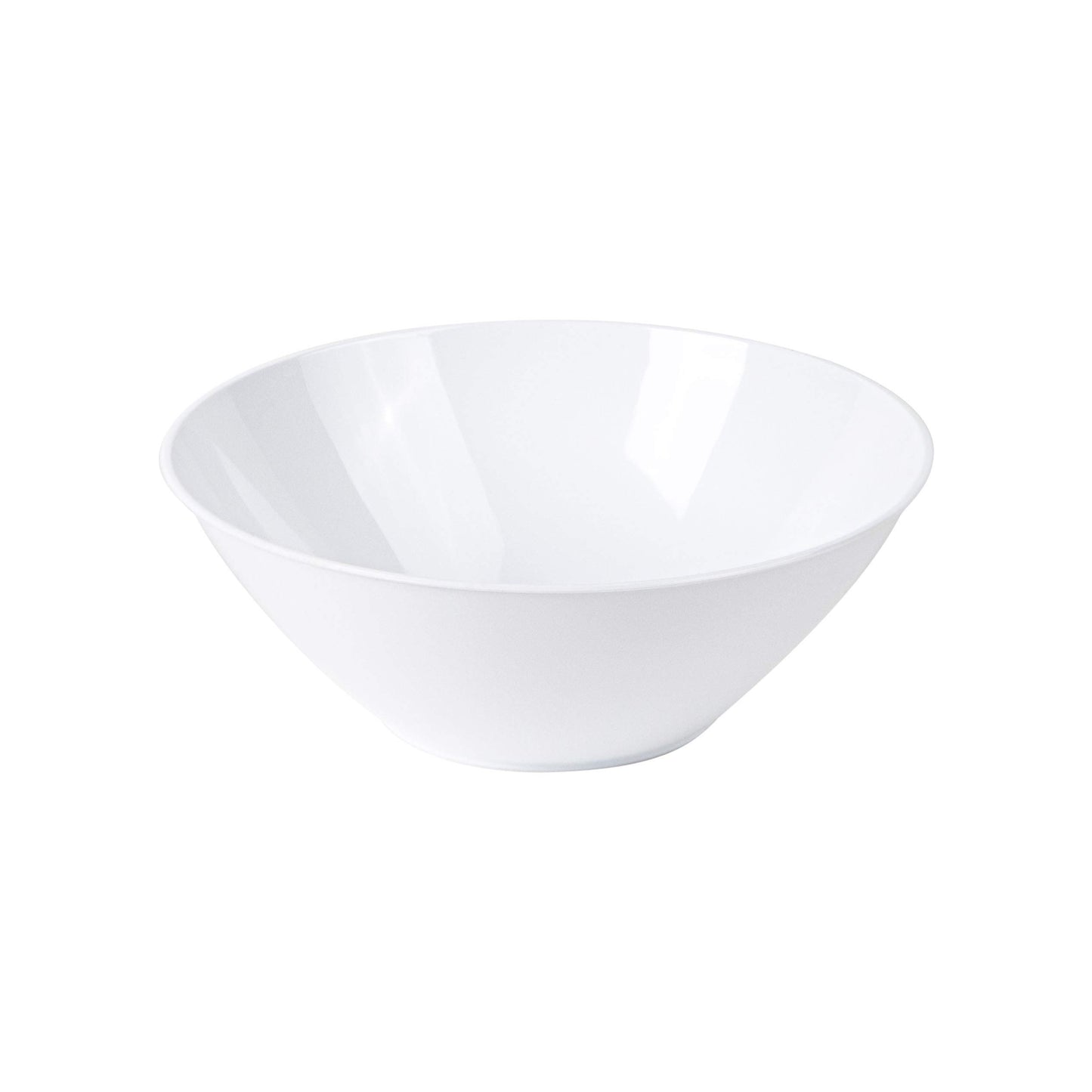 [6 OZ 100 Count] White Plastic Organic Party Dessert bowls Premium heavyweight Elegant Disposable Tableware Dishes