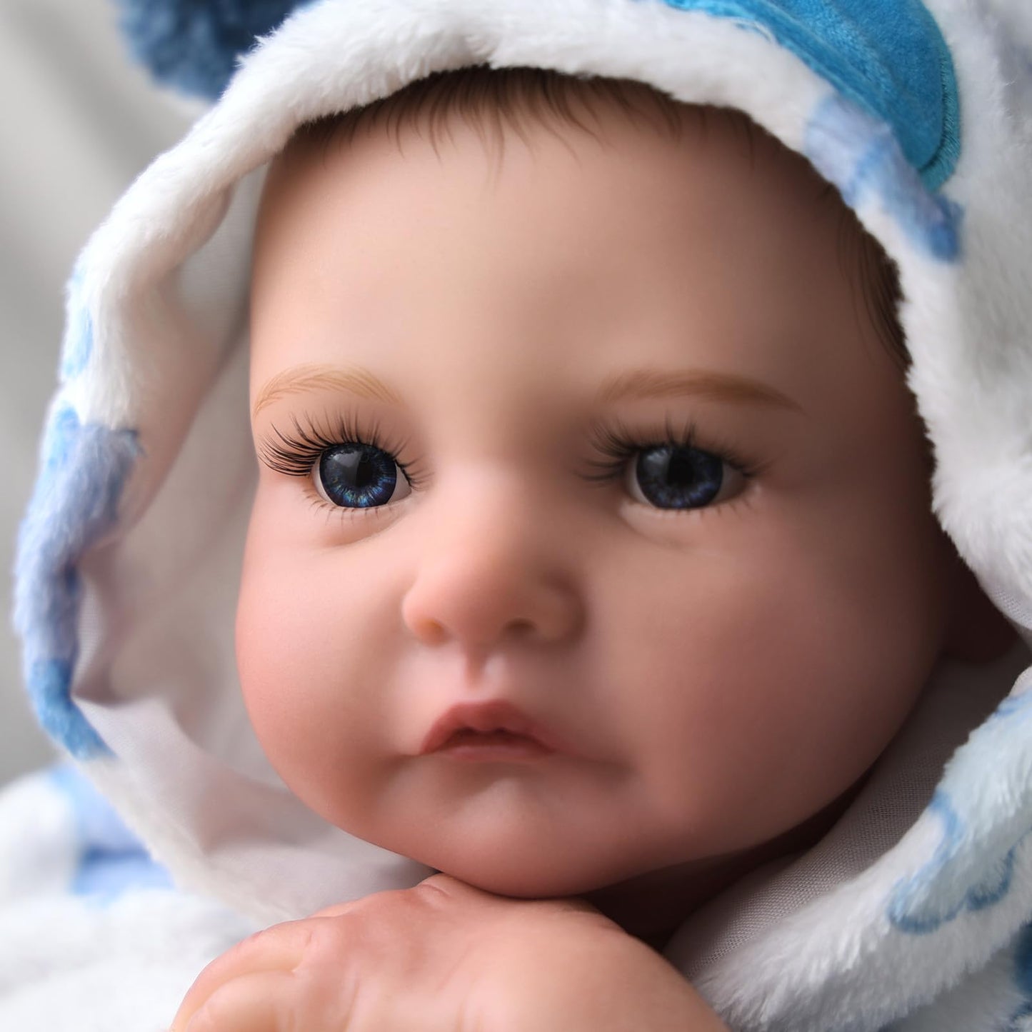 BABESIDE Lifelike Reborn Baby Dolls Boy- 20Inch Cute Soft Vinyl Realistic Baby Doll Poseable Real Life Baby Dolls with Complete Accessories for 3+ Years Old Gifts