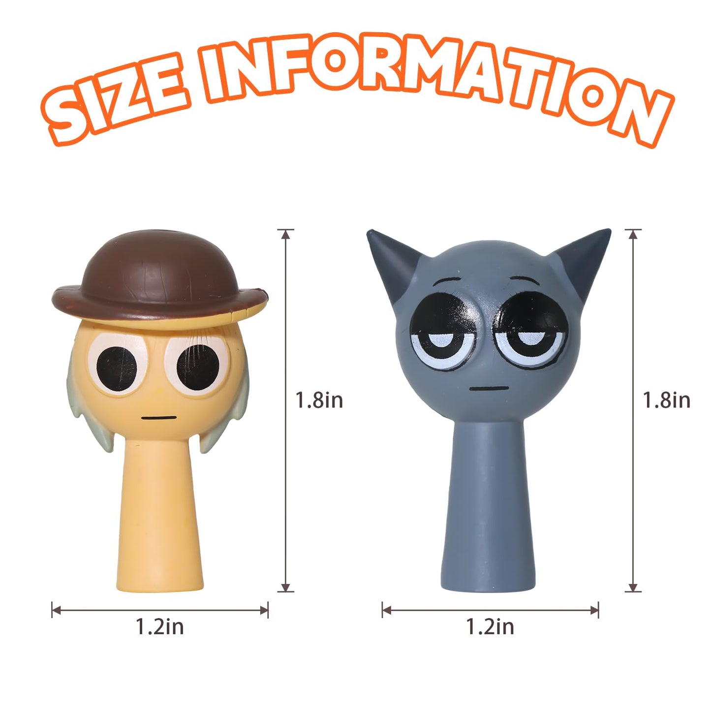 Sprunki Action Figures 24Pcs,Sprunki Mystery Box,Office Room Figurine Decor for Adults