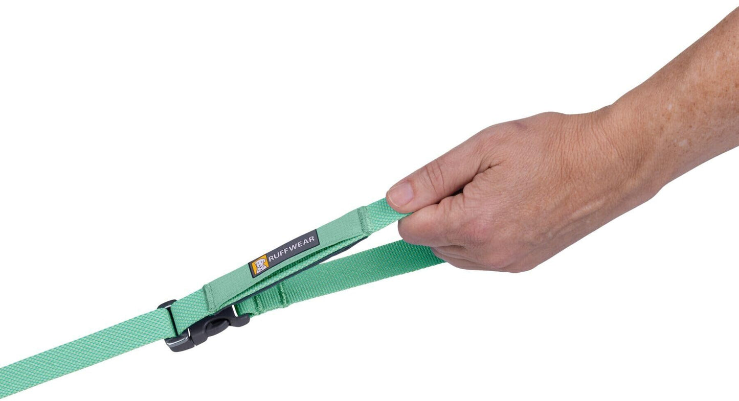 Ruffwear, Flagline Dog Leash, Lightweight Lead with Hands-Free, Waist-Worn Option, Sage Green