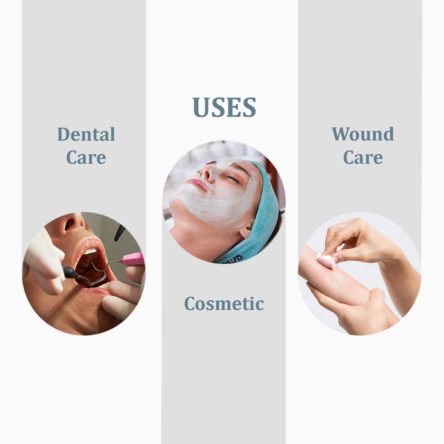 Pure Cotton Roll Cotton Undercast Padding Roll Soft and Absorbent Cotton Makeup Remover in an Easy to Tear & Use Roll White Cotton roll for Art Projects (500 Gram)