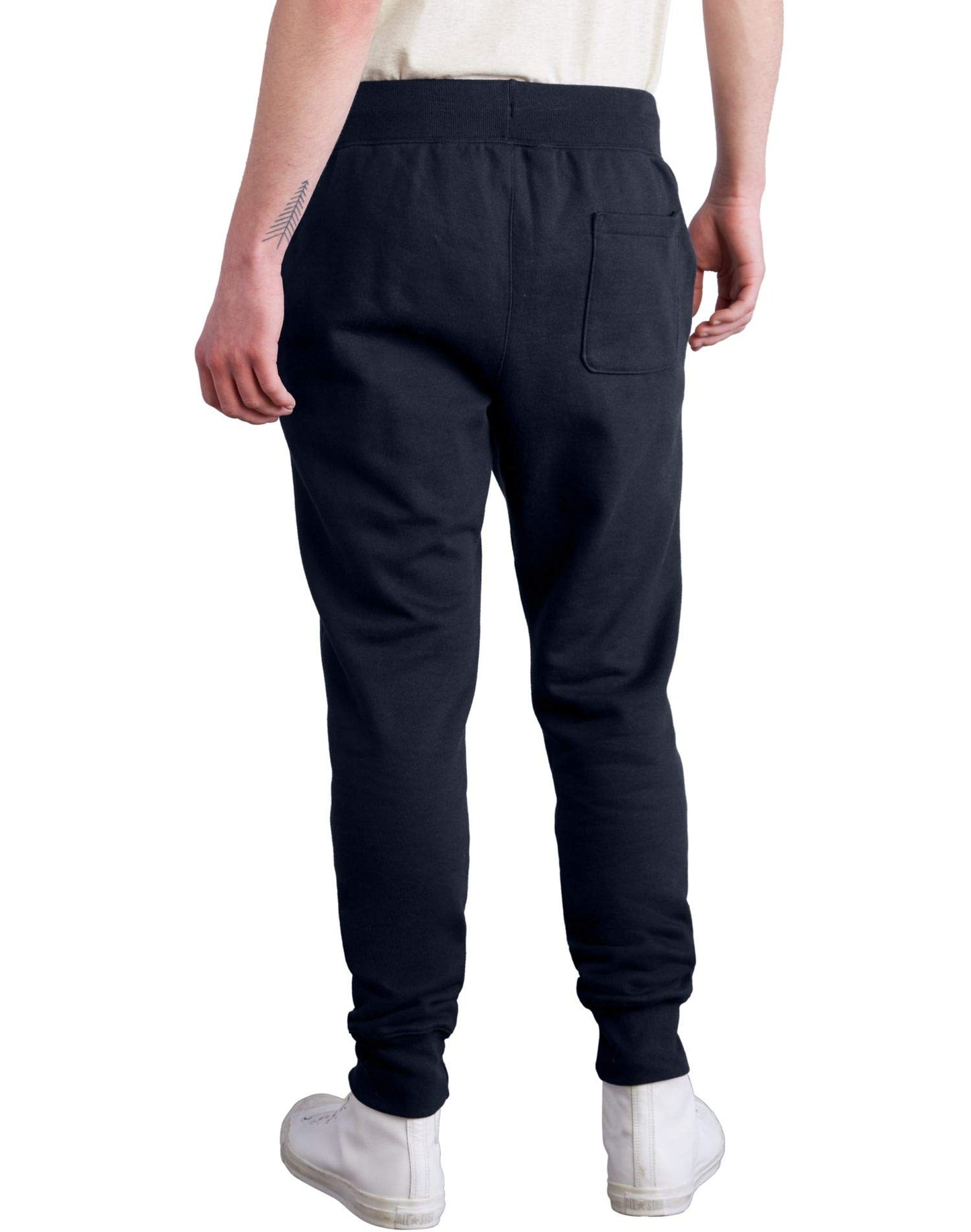 Champion Men's Reverse Weave Sweatpants, Men’s Lounge Pants, Men’s Joggers, 30.5" Inseam, Black-y06146, Medium