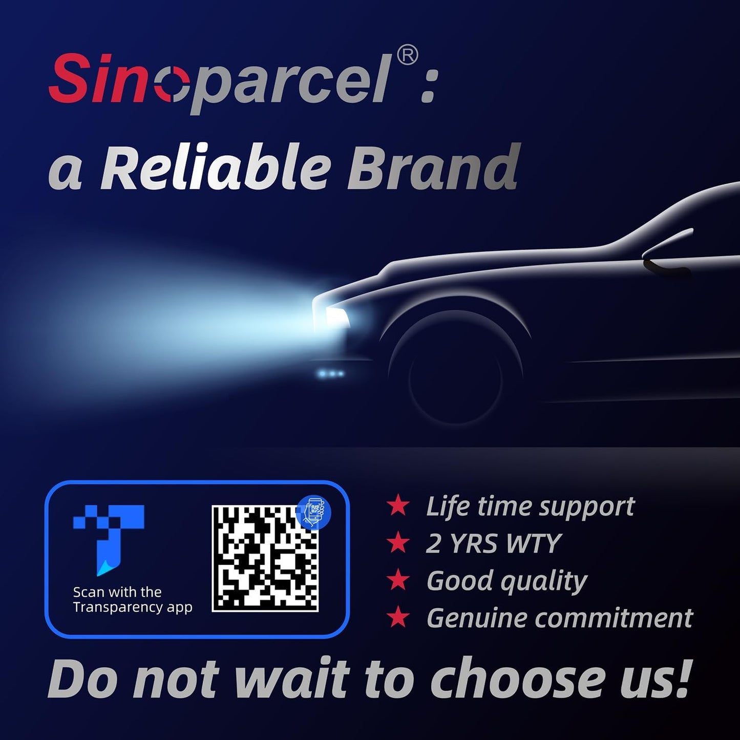 Sinoparcel Upgraded 9012/HIR2 LED Headlight Bulbs, 20000LM Super Bright with Cooling Fan, 6500K Cool White, High & Low Beam Halogen Replacement, Canbus Ready, Plug and Play, IP67 Waterproof, Pack of 2