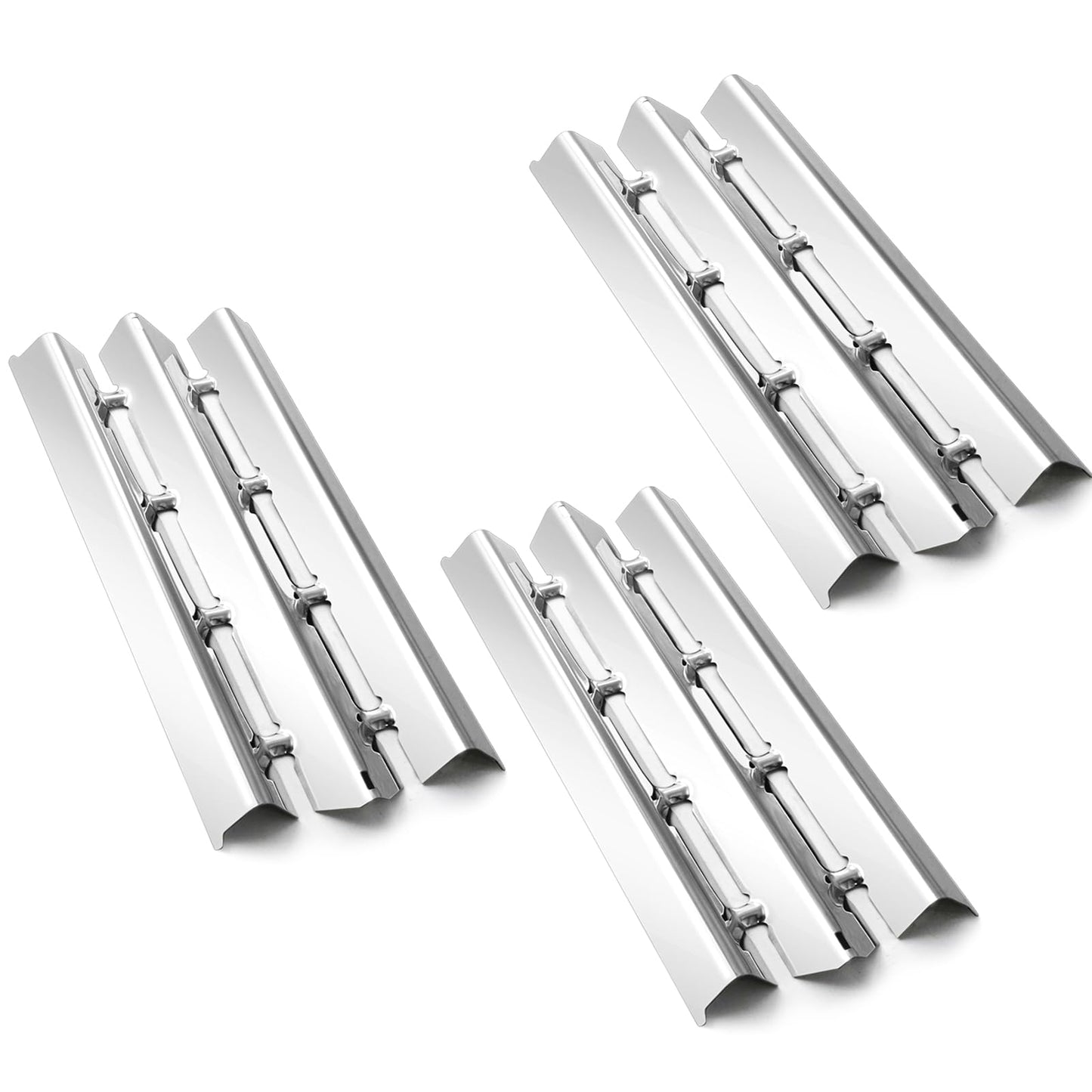 Criditpid Barbecue Replacement Parts for Broil King Signet 320, Signet 20, 9868-54, 9868-57, 9868-84, 9865-54, 9468-54, 3-Pack Flav-R-Wave Heat Plates for Broil King Monarch & Sovereign Gas Grills.