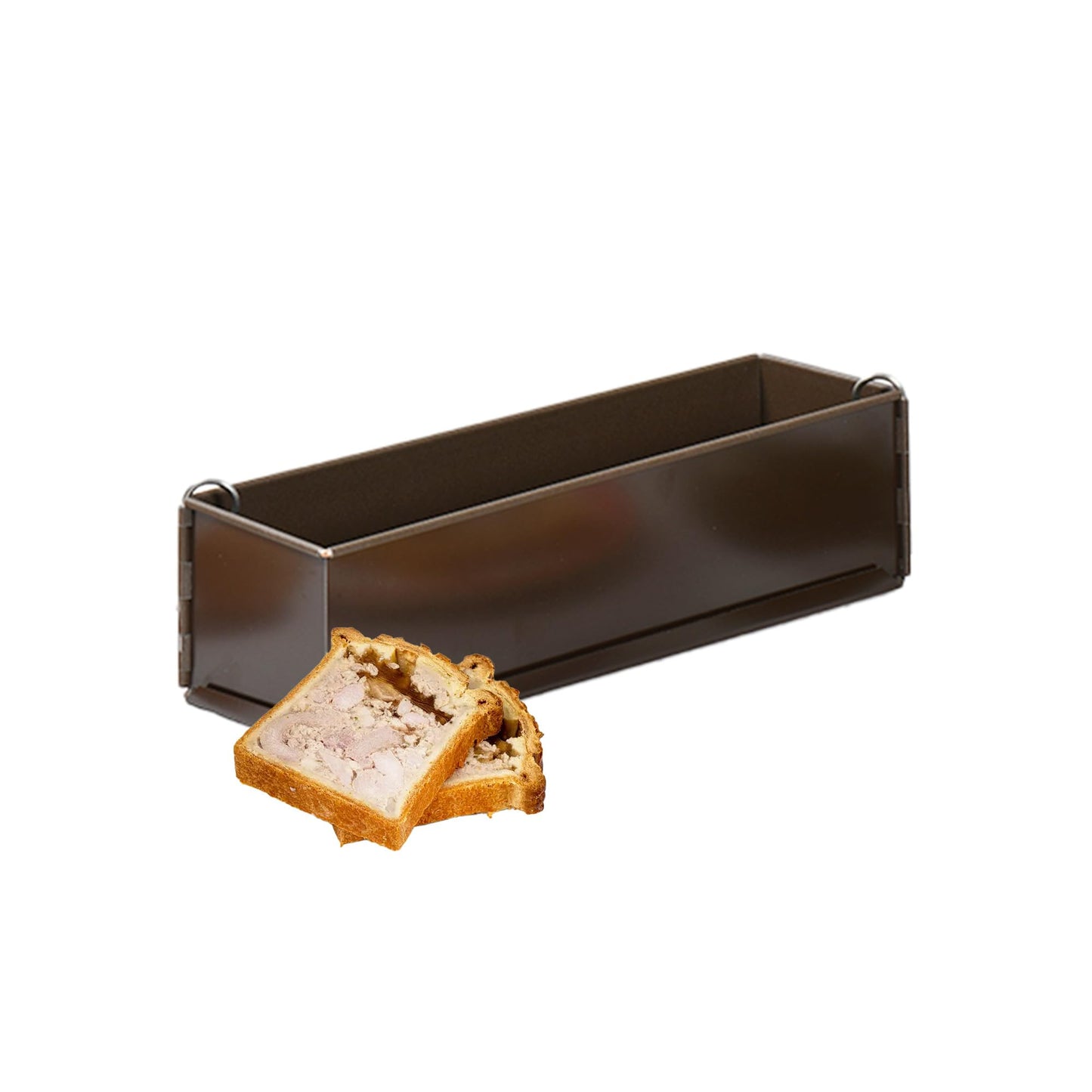 GOBEL Long Pate Mold – Non-Stick – Removable Bottom – 15 3/4" x 3 1/8"