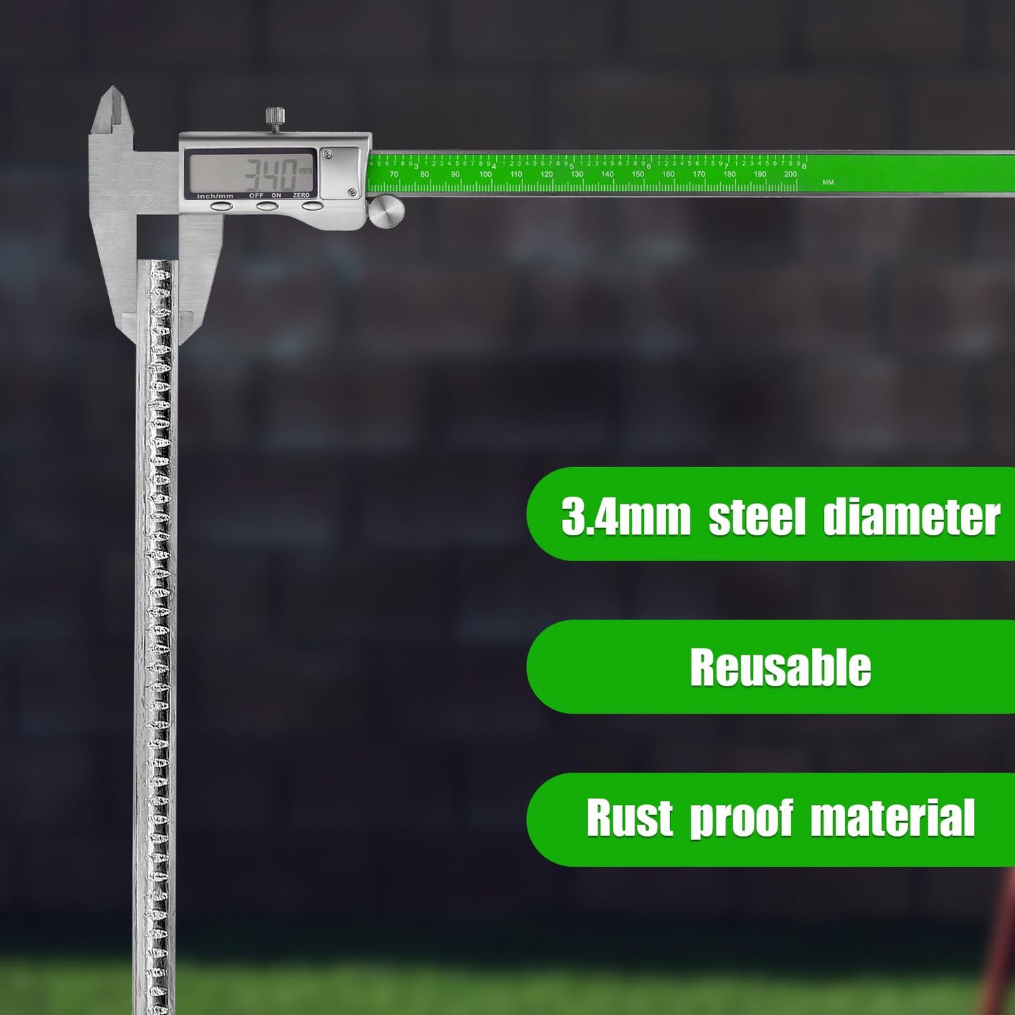 25pcs Yard Sign Stakes, 16.5x7 Inch H Frame Wire Stakes Yard Sign Heavy Duty Metal for Billboards Metal Signage Holders