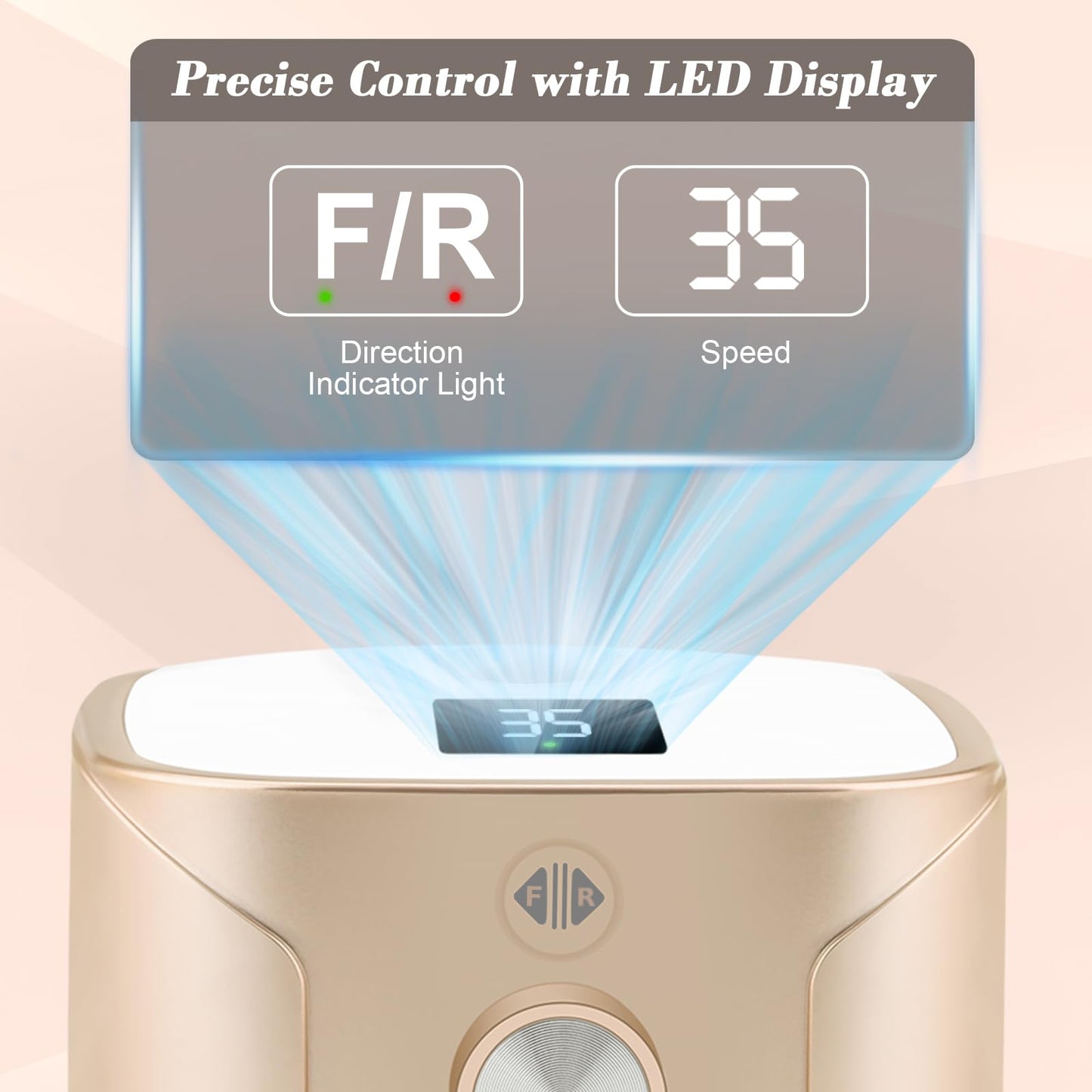 Kredioo Nail Drill Machine for Gel Acrylic Nails, 35000RPM Electric Nail File Professional Ongle E-drills with 11 Bits Manicure Pedicure Care Nails Kit for Gel Polish Remover Home Salon Tools-Gold