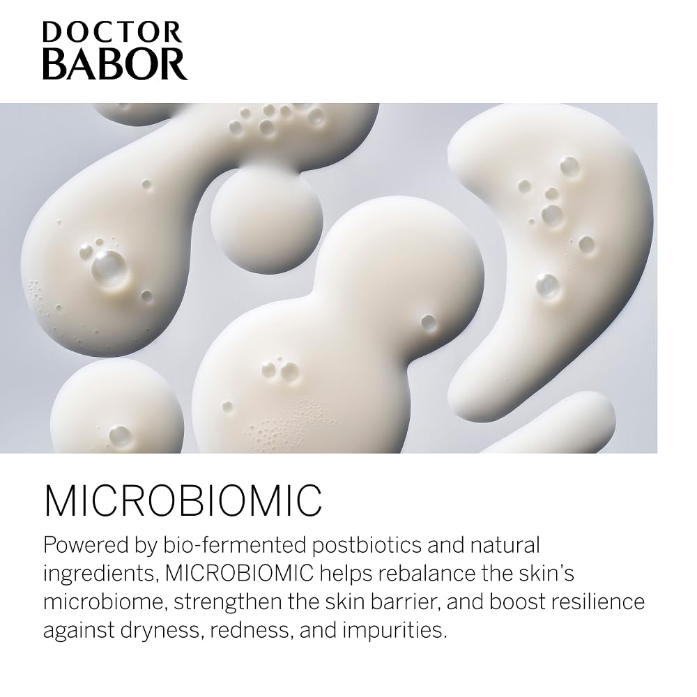 BABOR Microbiomic Moisture Glow Serum, Probiotic Face Serum with Light Reflecting Pigments to Give Skin Radiant Glow, Hyaluronic Acid & Aloe Vera for Plump Moisturized Skin, 1 oz