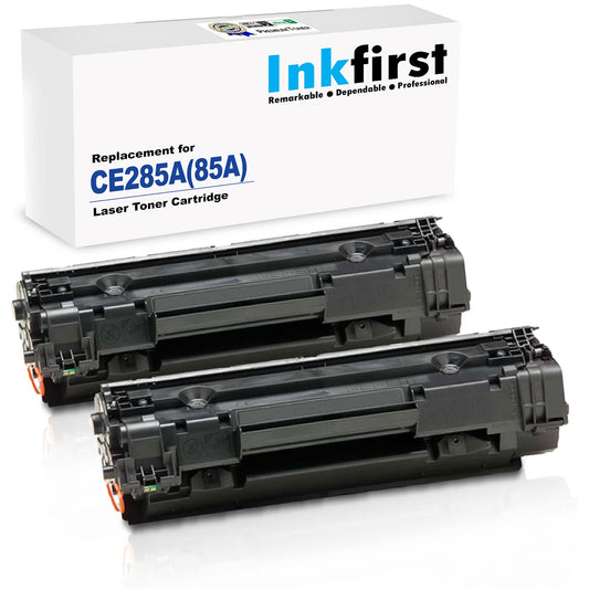 2 Inkfirst Compatible Toner Cartridges Replacement for HP CE285A 85A LaserJet Pro P1102 P1102w P1109w M1130 M1132 M1134 M1136 M1137 M1138 M1139 M1212f M1212nf M1213nf M1214nfh M1216nfh M1217nfw