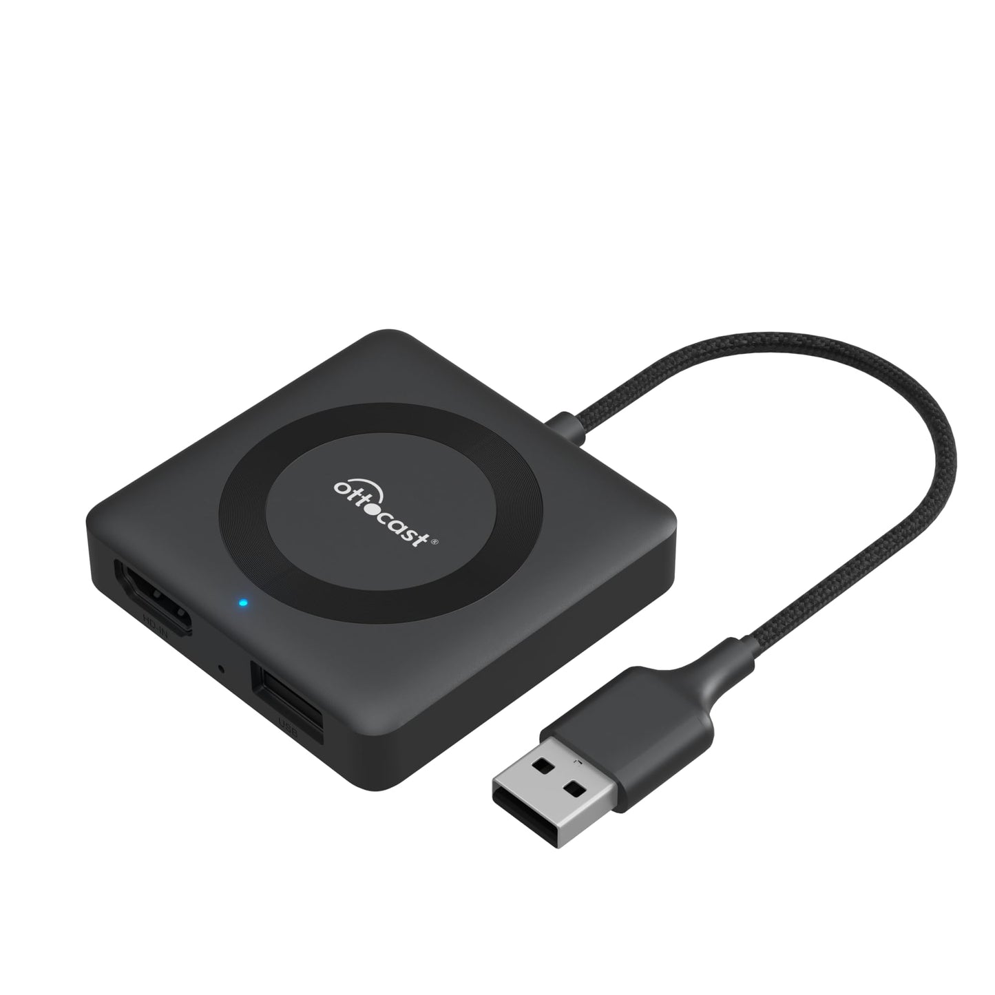 OTTOCAST 4 in 1 Car TV Mate Max & Wireless Carplay/Android Auto & Screen Mirroring Adapter for Apple iPhone Android Phone, HDMI Car TV Adapter, Watching Videos Movies on CarScreen