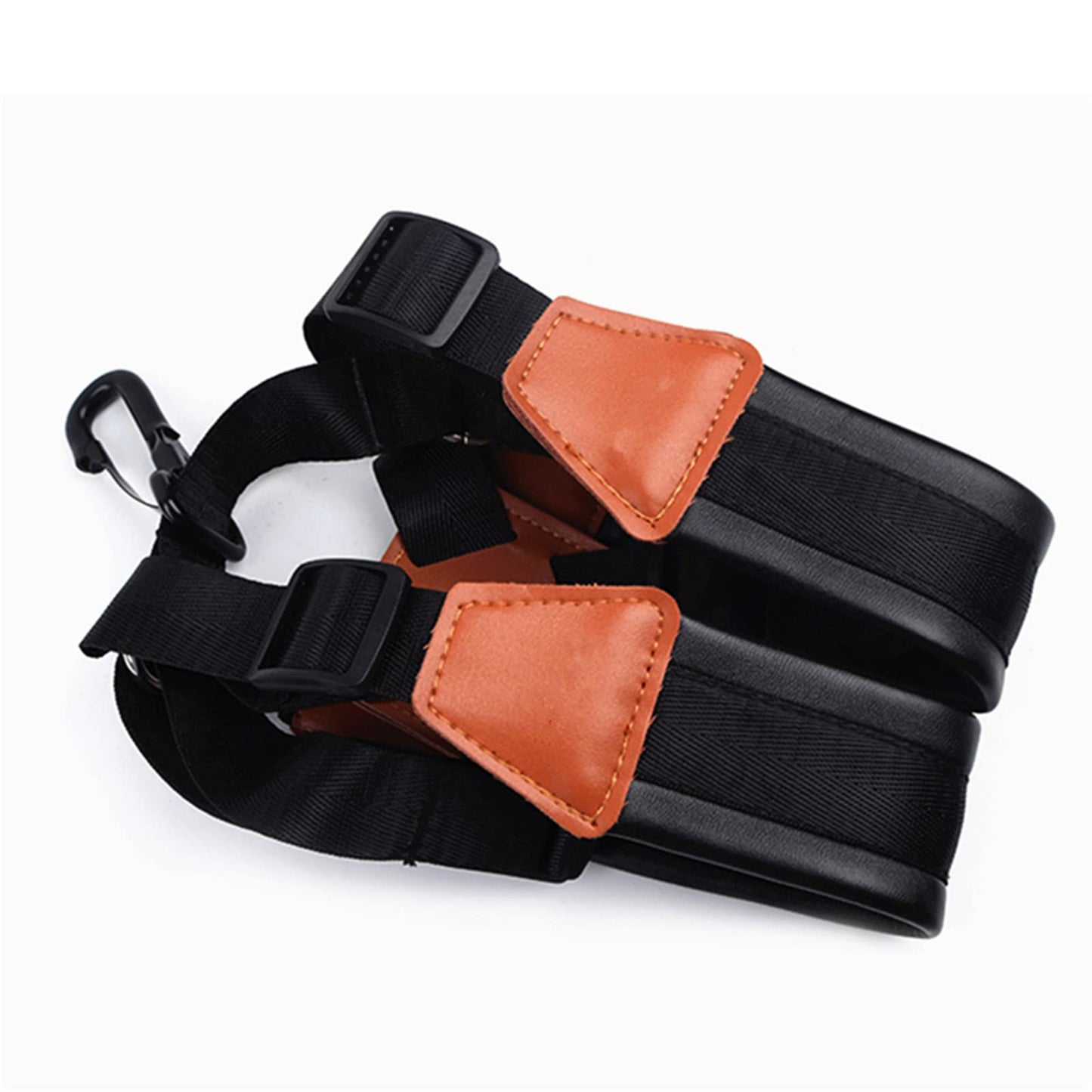 Miwayer Saxophone Neck Strap Sax Harness Shoulder Padded Neck Sling Adjustable For Baritone Alto Tenor Soprano Baritone Sax, Black, Small